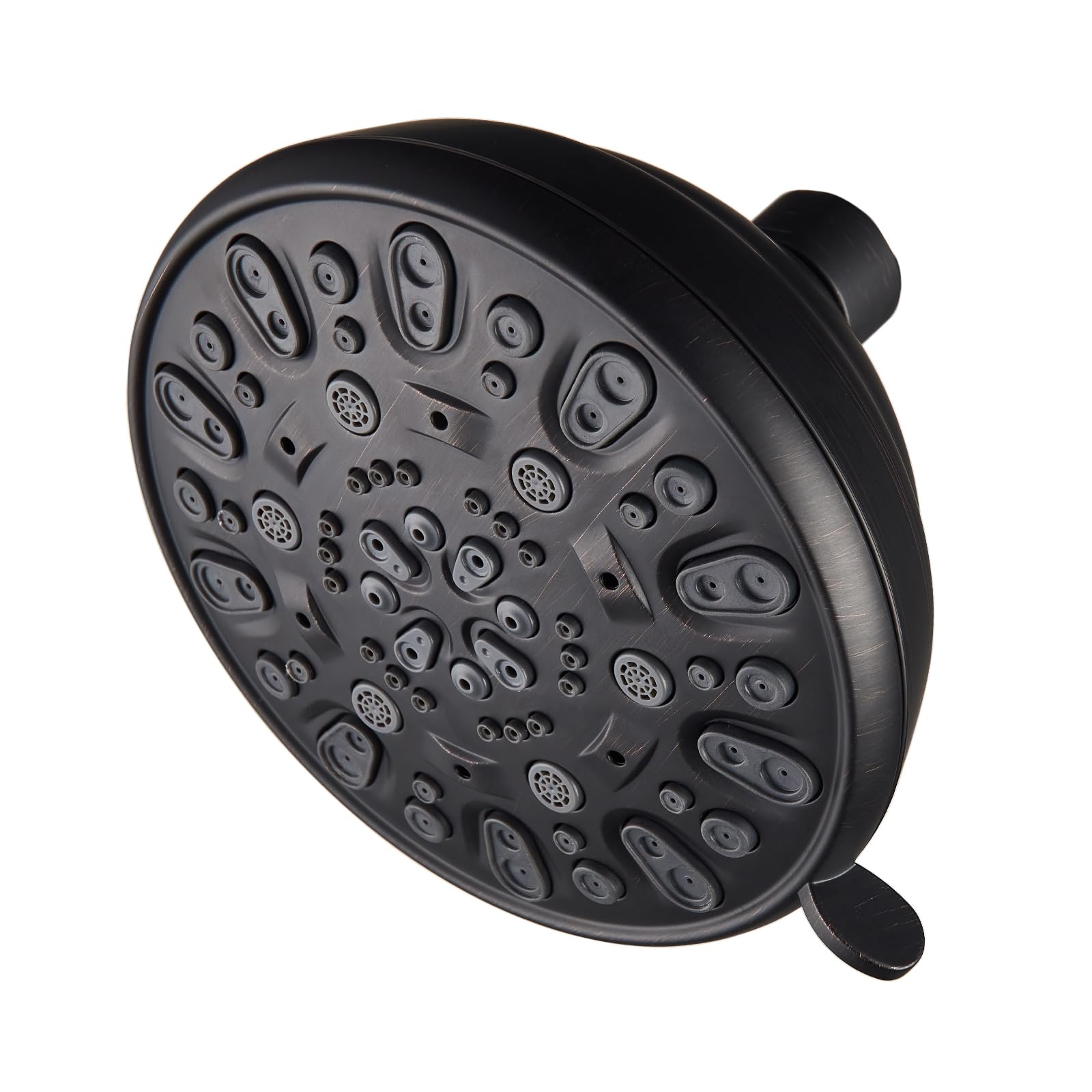 Anqtovp  High Pressure Shower Head 47 Inch Rain Fixed Showerhead 7 Spray Setting Adjustable Brass Swivel Ball Joint Oil Rubbed Bronze Easy Install