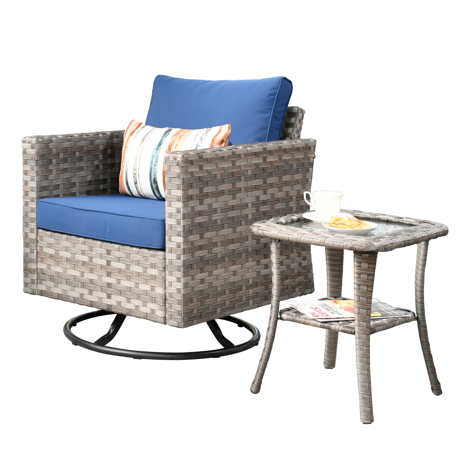 Pouuin SYZBBR7-CT Patio-Chairs - View #7