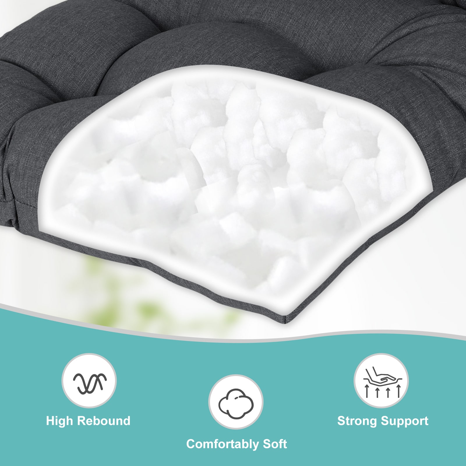 Aoodor A381-PDYDY Patio-Furniture-Cushions - View #5