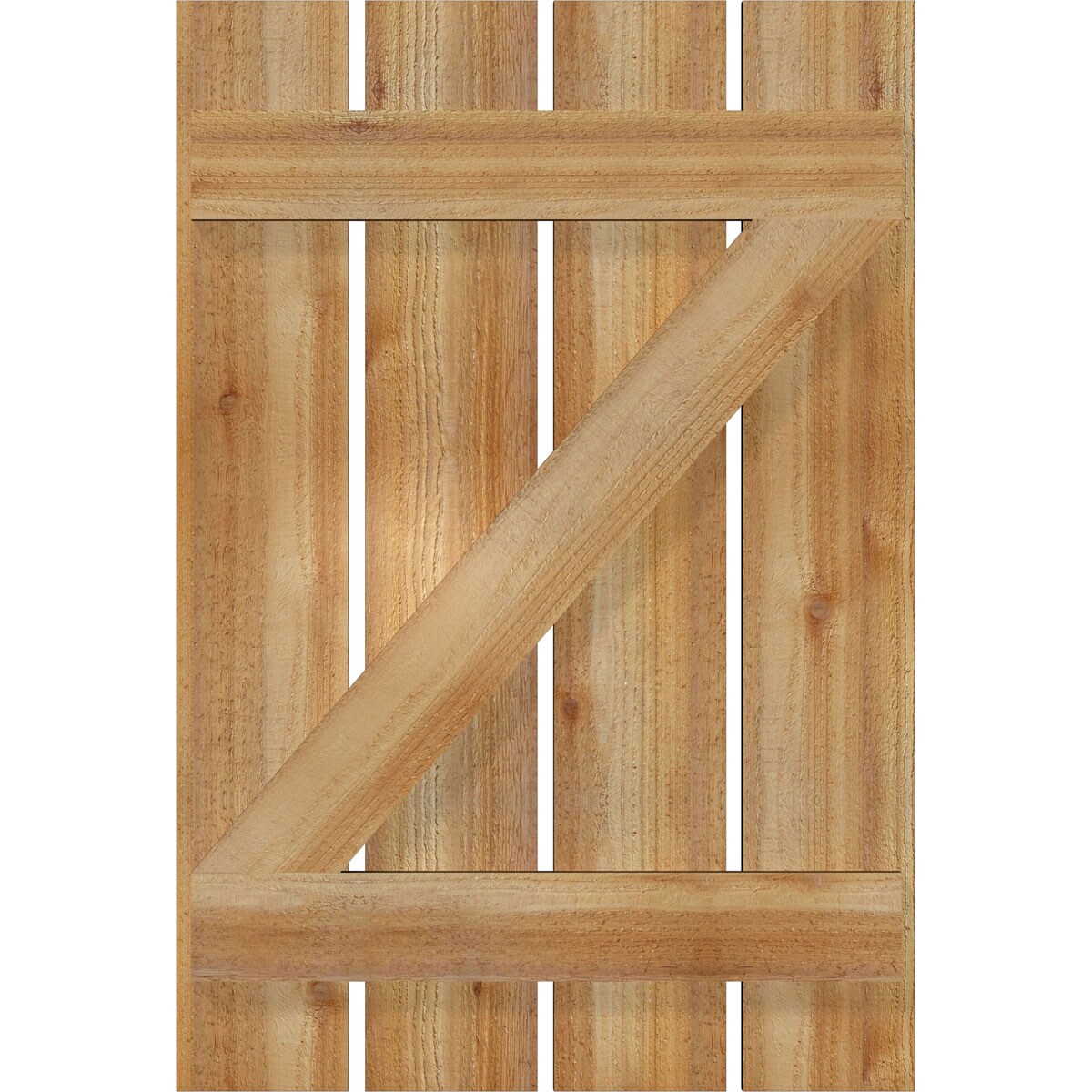 Ekena Millwork RBS06Z23X034RWR Exterior-Shutters - View #5