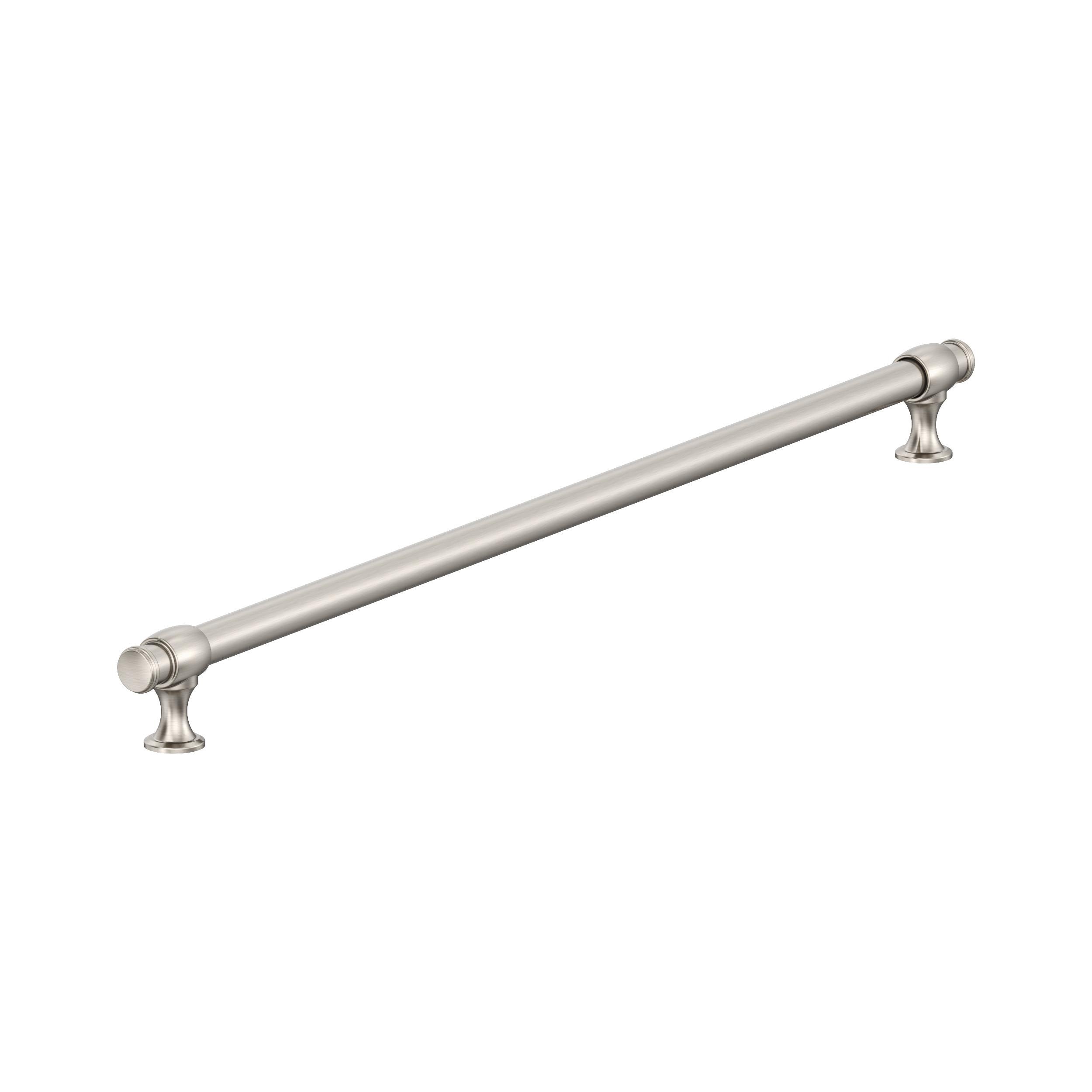 Amerock BP54067G10 Winsome 24-in , 608mm Center to Center Satin Nickel Cylindrical Bar For Use on Appliances Drawer Pulls