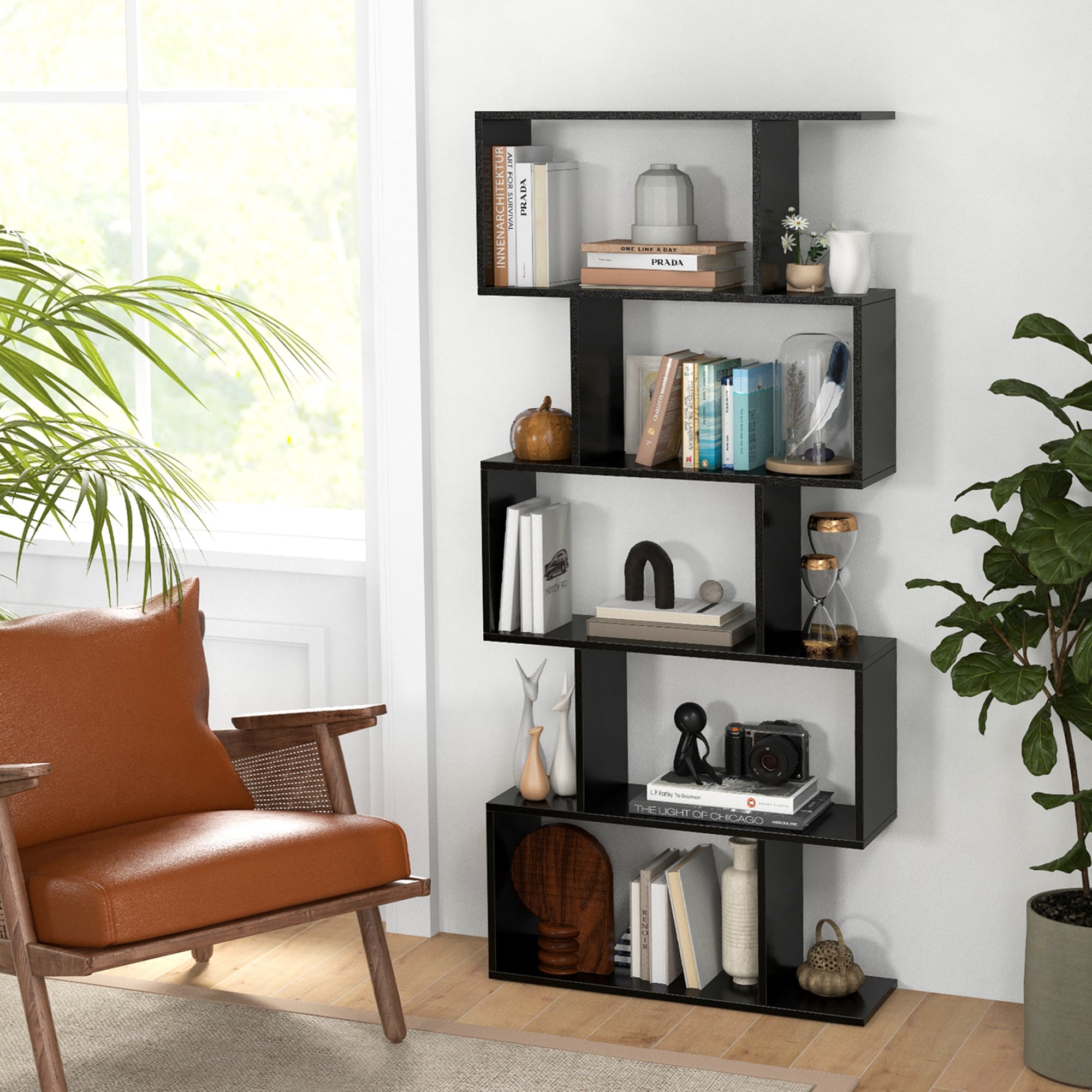 Costway CB10554DK bookcases - View #5