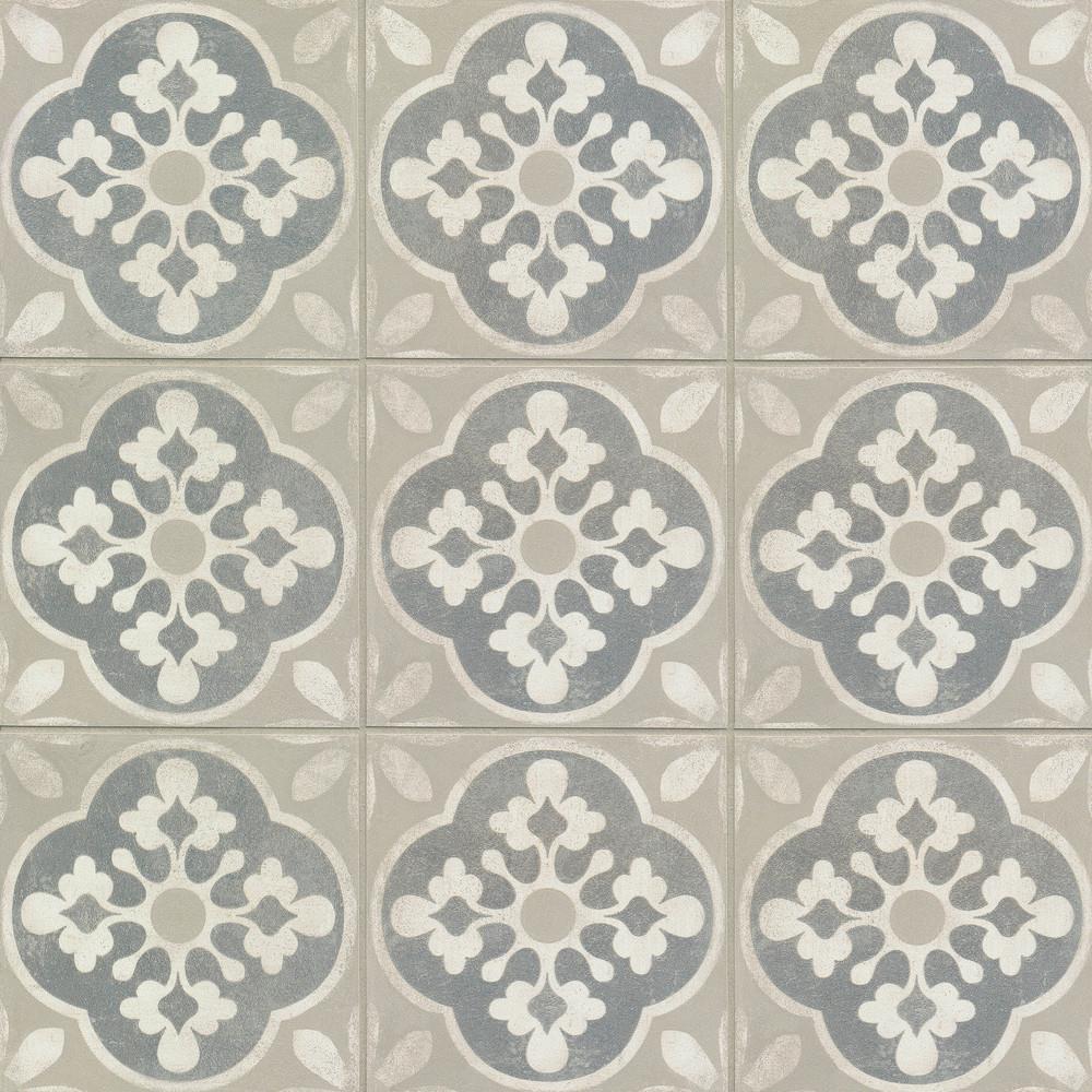 Enchante 8" x 8" Multicolor Matte Porcelain Tile