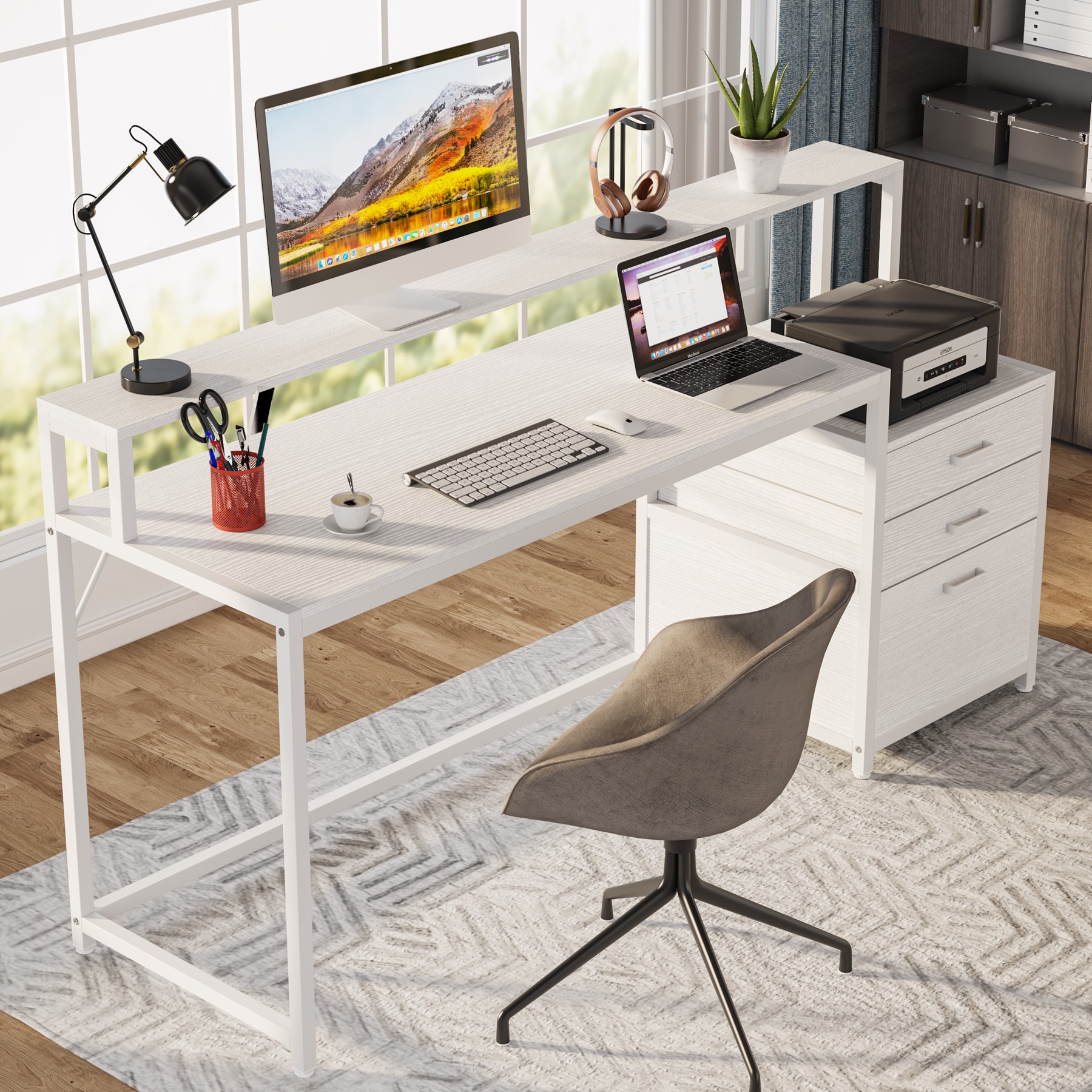 Fnova LWTJ-JW0580 Office-Tables - View #2
