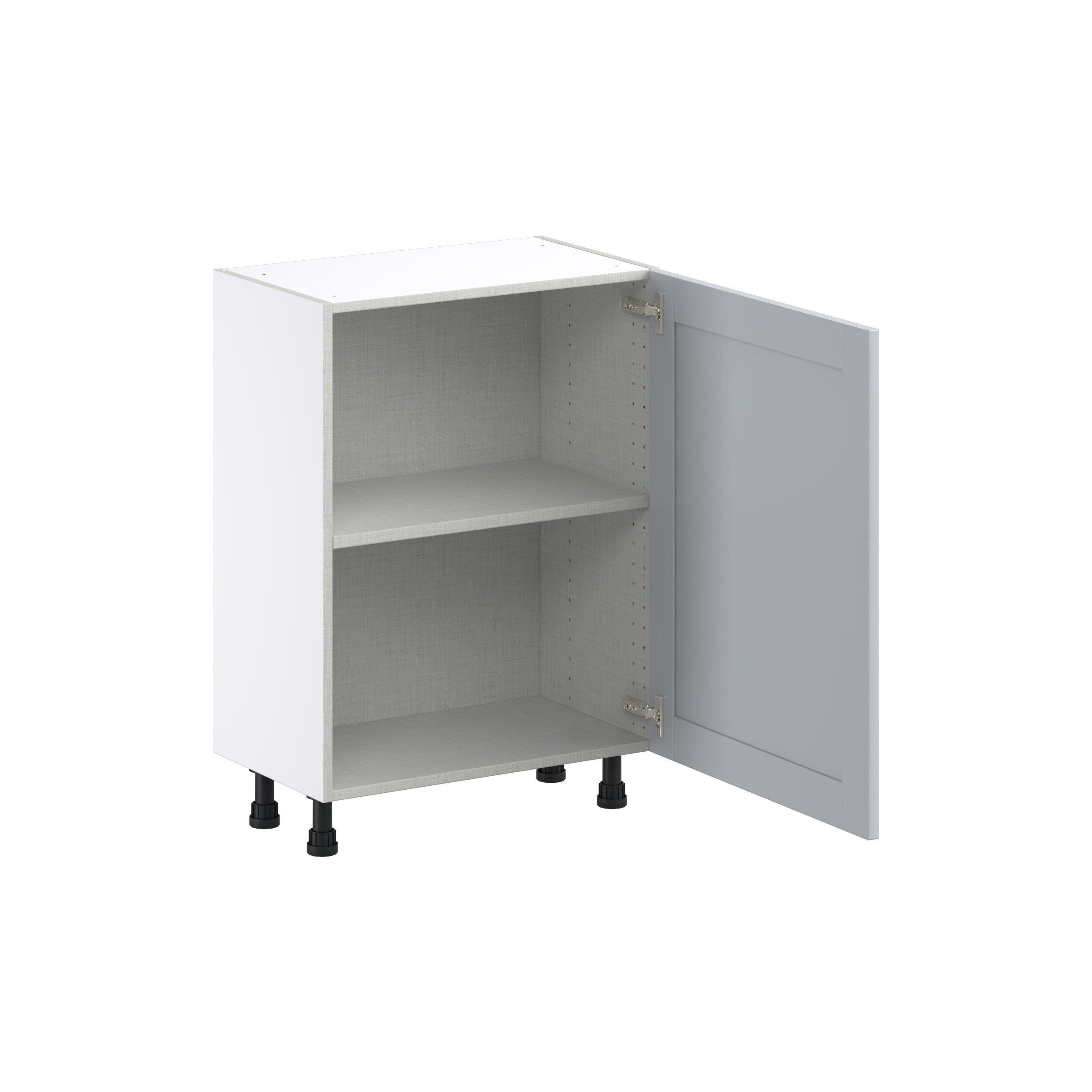 Hugo&Borg Charlesberg 24-in W x 34.5-in H x 14-in D Gray Base Fully ...