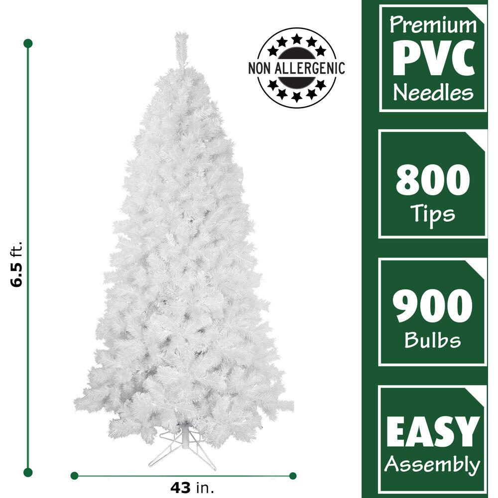 Fraser Hill Farm FFFV065-6WH Artificial-Christmas-Trees - View #4