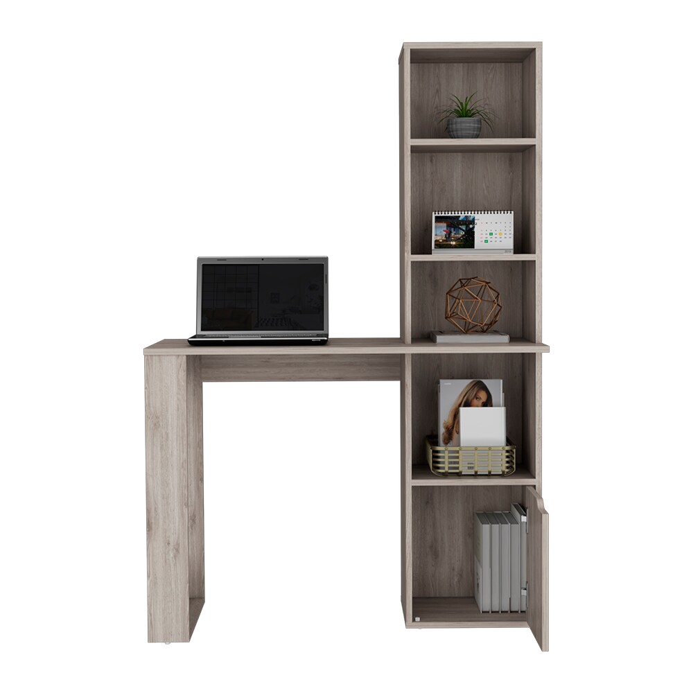 Maocao Hoom BH8404-GRY 38.78-in Gray Modern/Contemporary Computer desk
