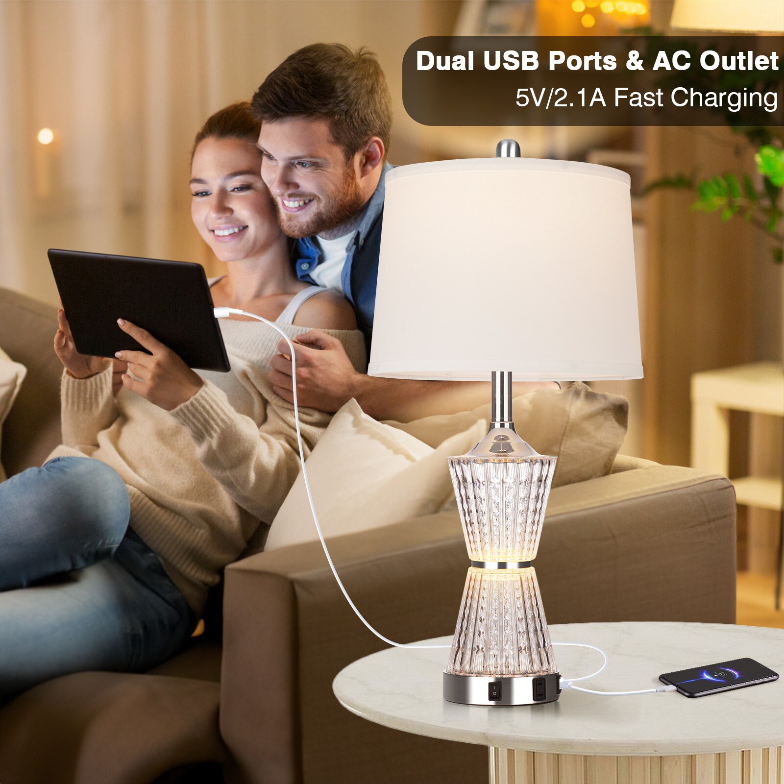 UrFurnishings TD-107 Table-Lamps - View #8
