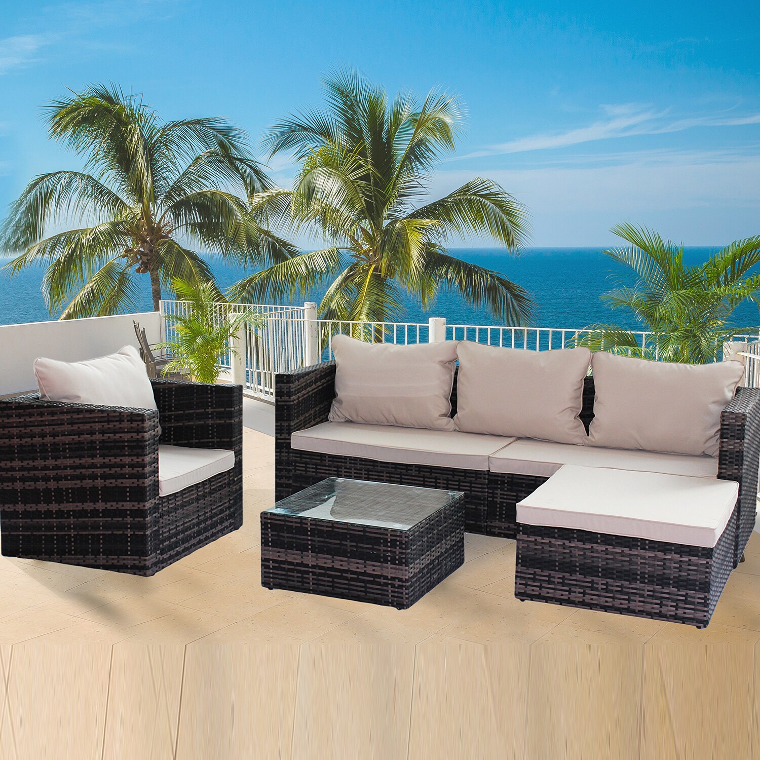SINOFURN SYA690003BN Patio-Conversation-Sets - View #6