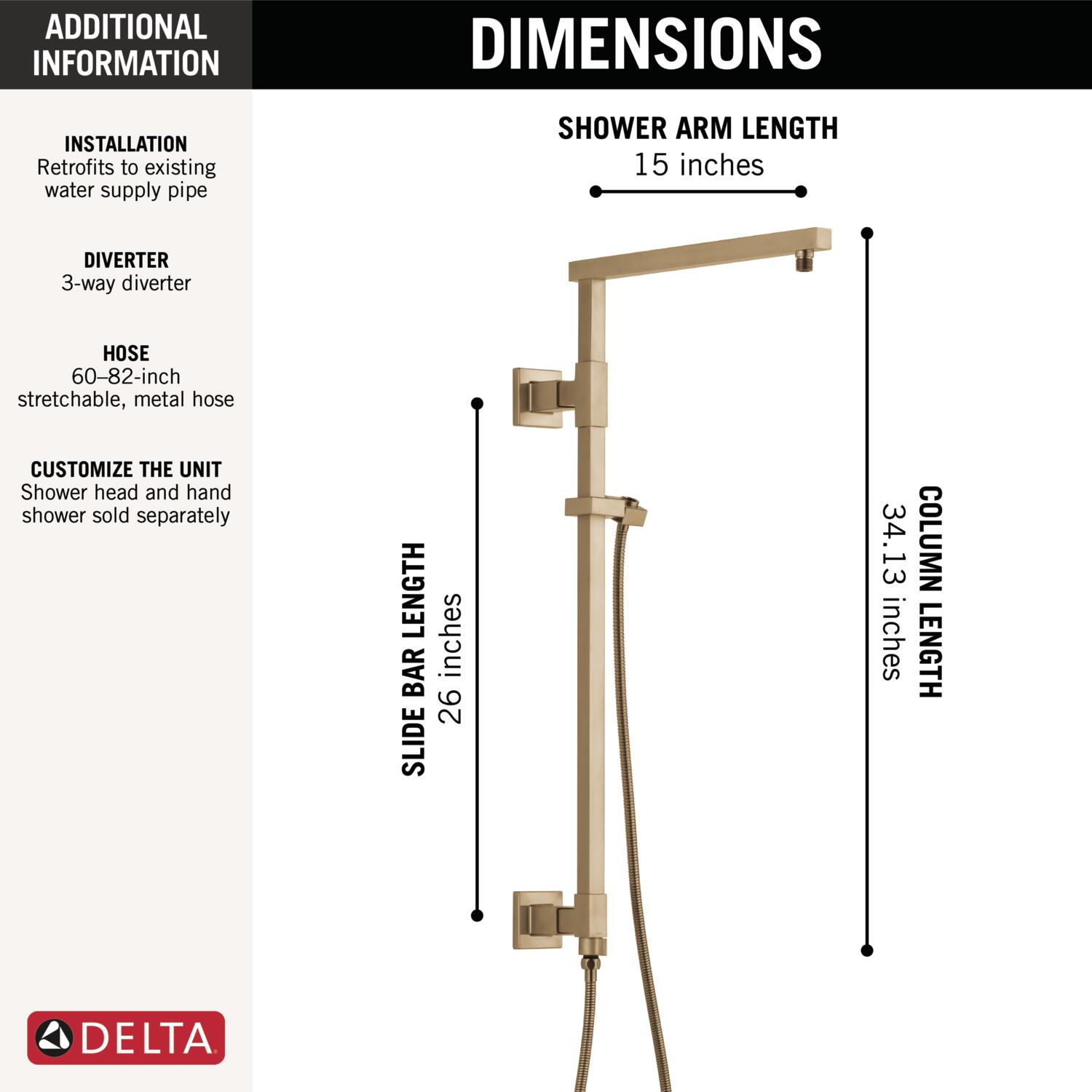 Delta 58420-CZ-PR Bath-Shower-Facc - View #2