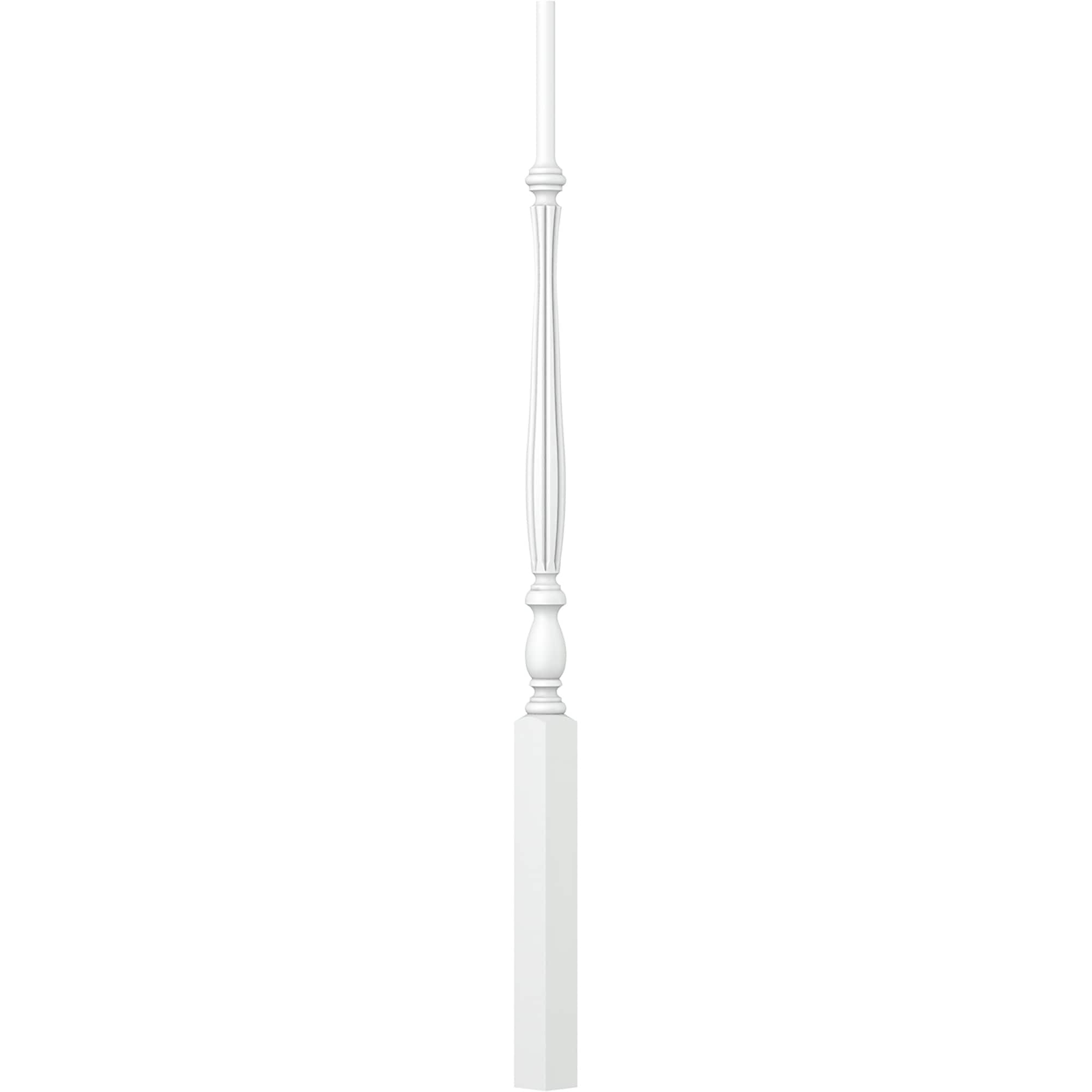 L.J. Smith Stair Systems LJB-2915-PRG 42 42-in x 1.75-in Primed Pin Top Stair Baluster