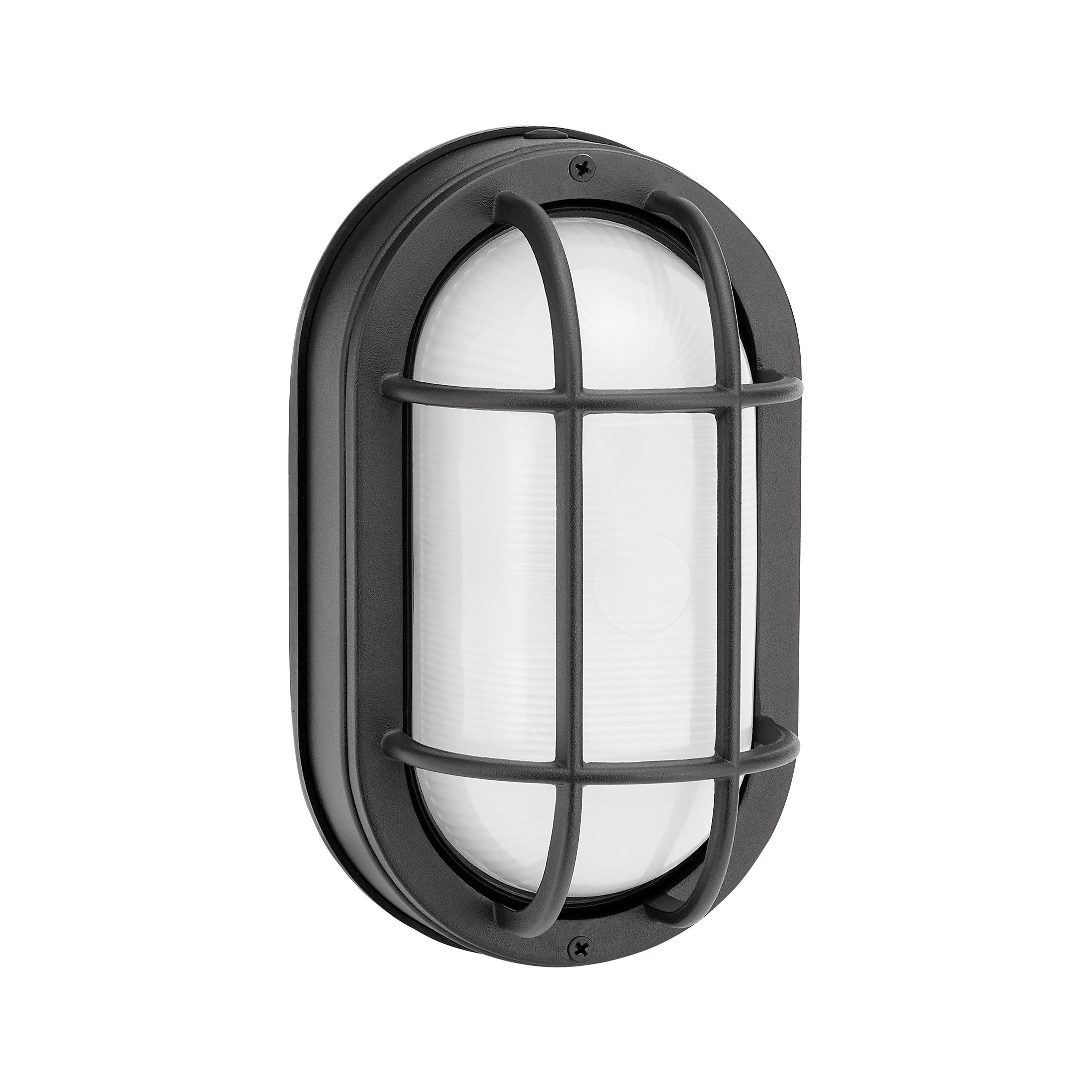Maxxima MEL-125006 8.7-in H Matte Black Hardwired Integrated LED Outdoor Wall Light