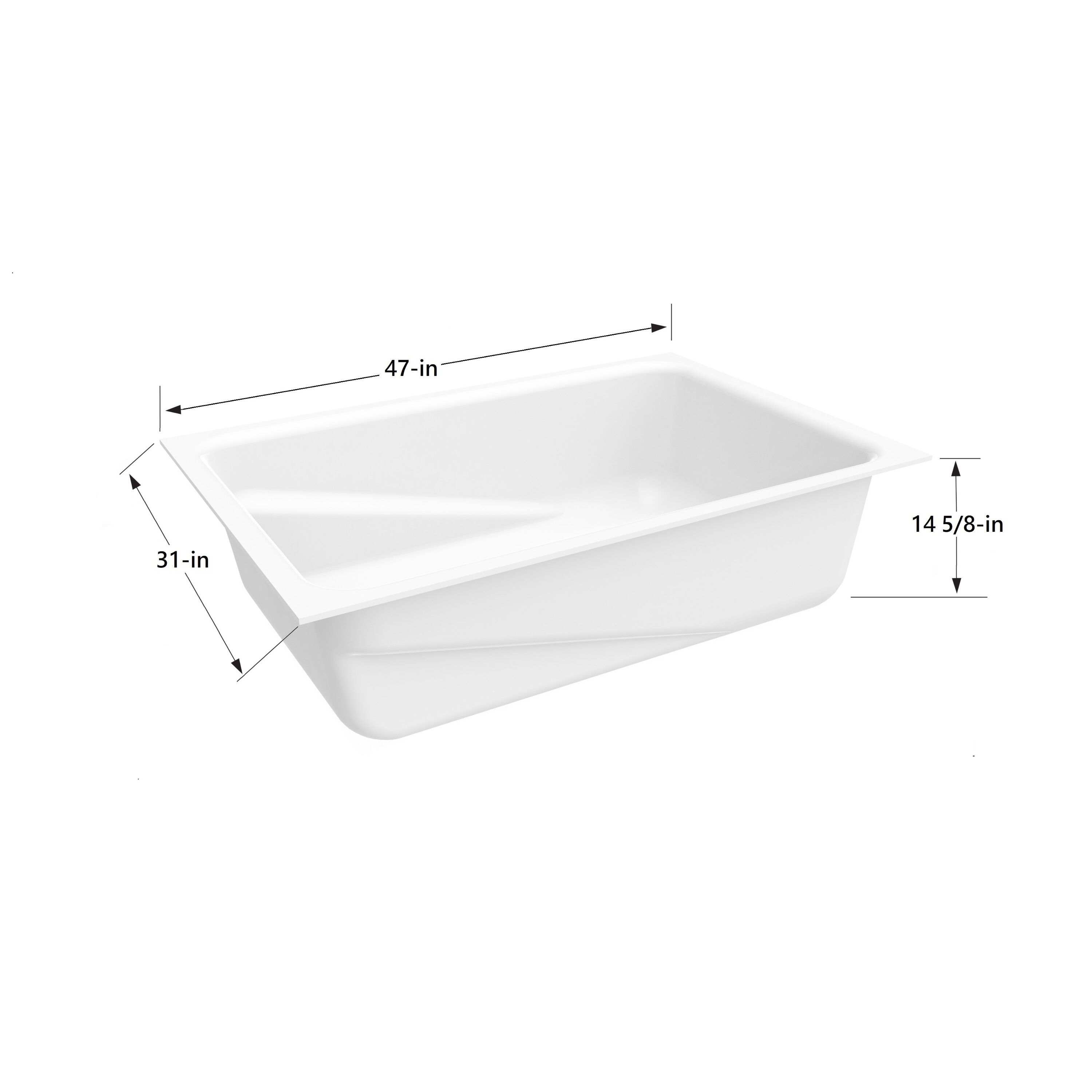 Laurel Mountain LM3147DIWHTG bathtubs - View #7