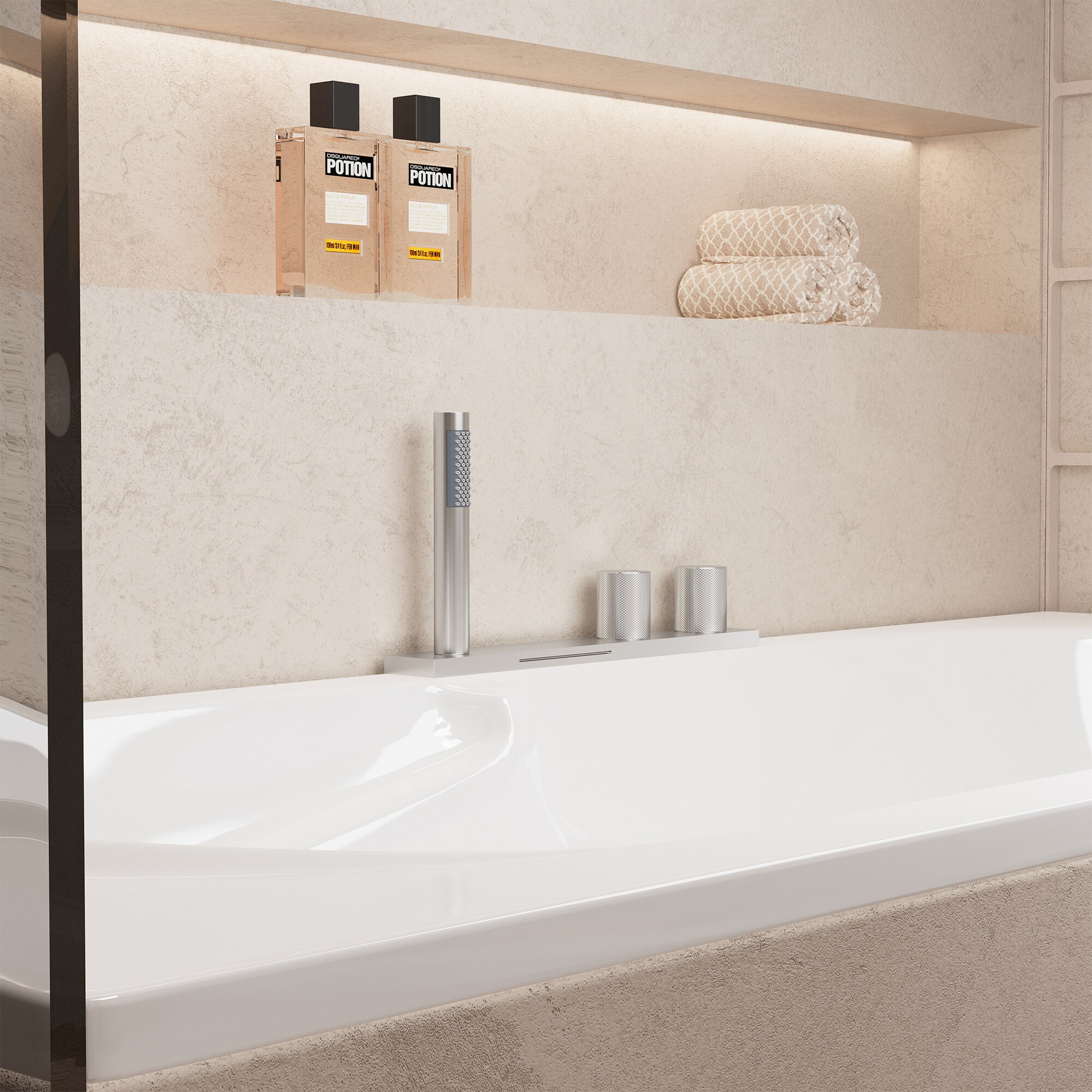 CASAINC CA-I4344-BN Roman-Tub-Faucets - View #2