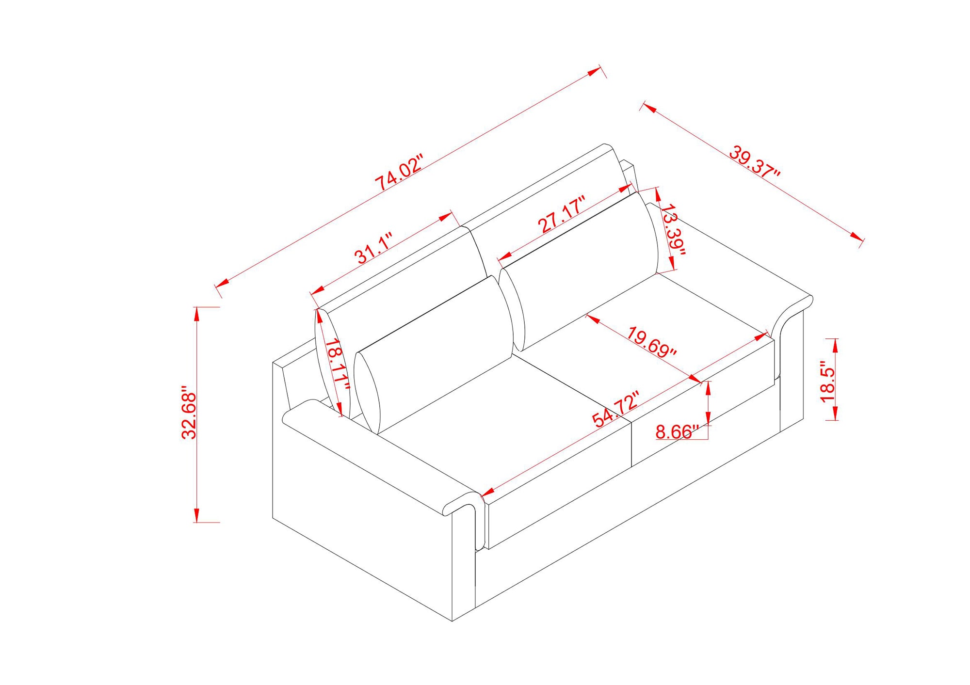 Bybafun YD2700067 Sofas-Loveseats - View #9