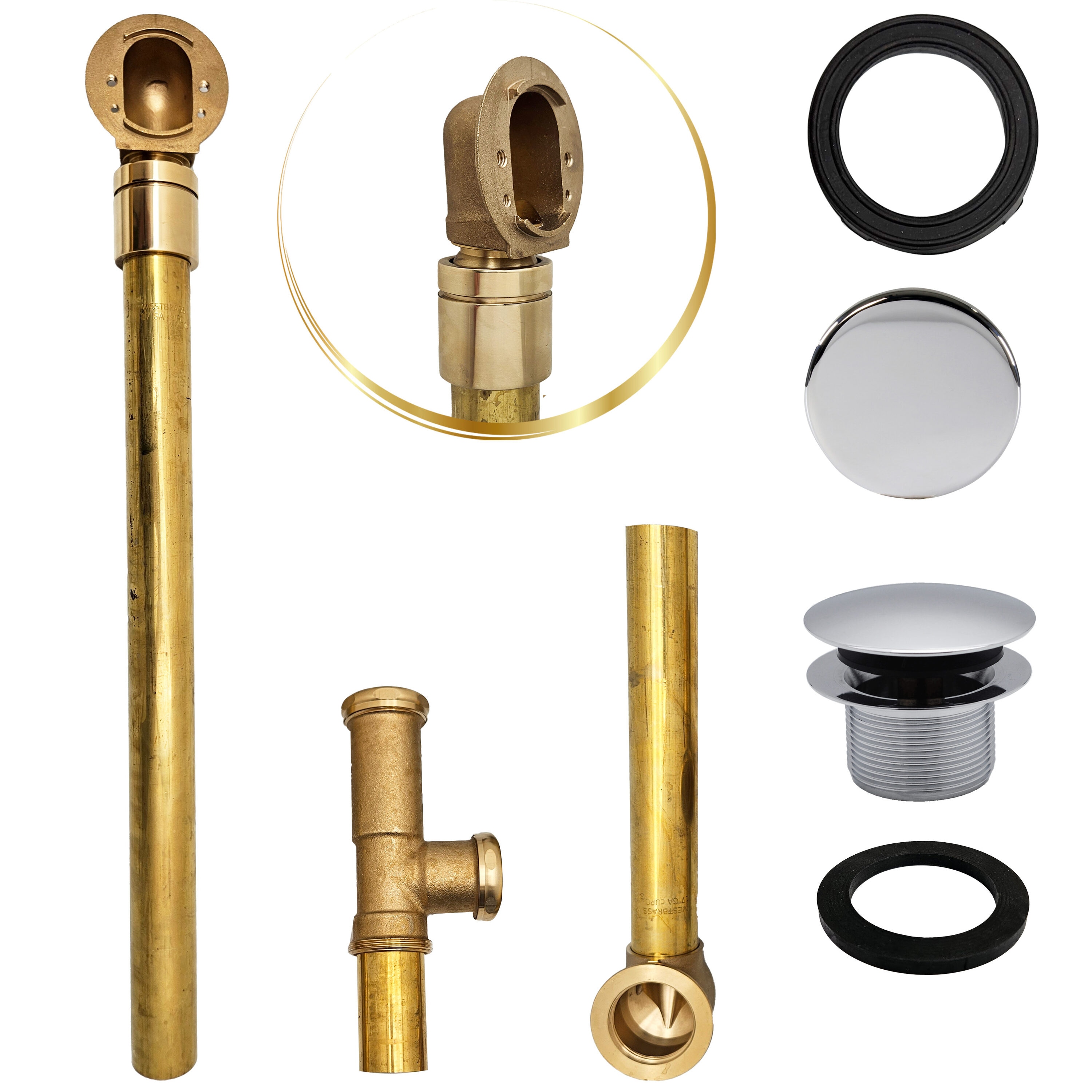 WESTBRASS D326HBJ-26 Tub-Drain-Accessories - View #4
