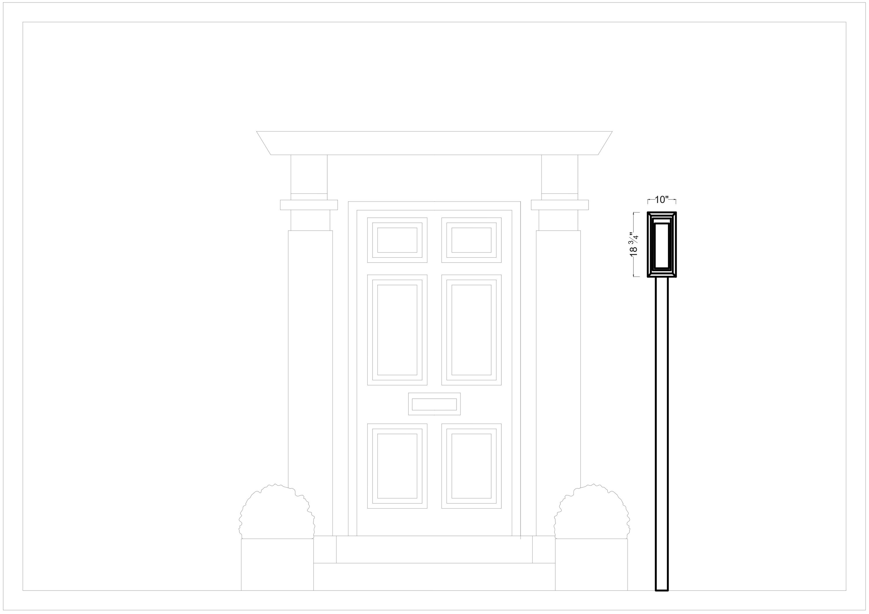 Generation Lighting OL13707TXB-L1 Post-Lights - View #4
