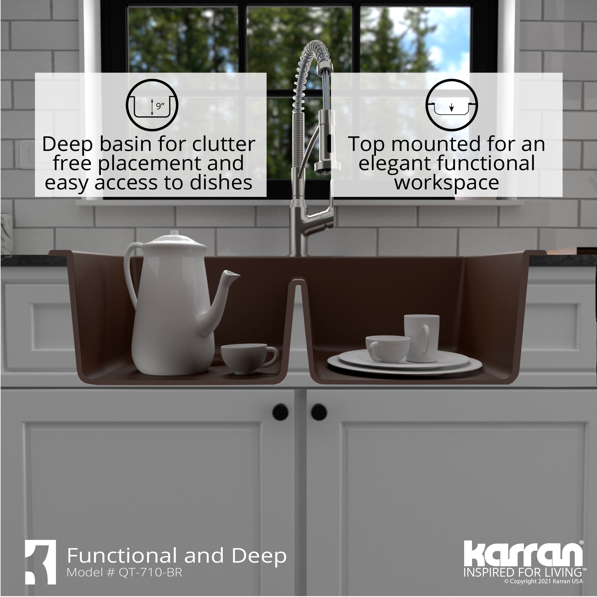 Karran QT-710-BR Kitchen-Sinks - View #9