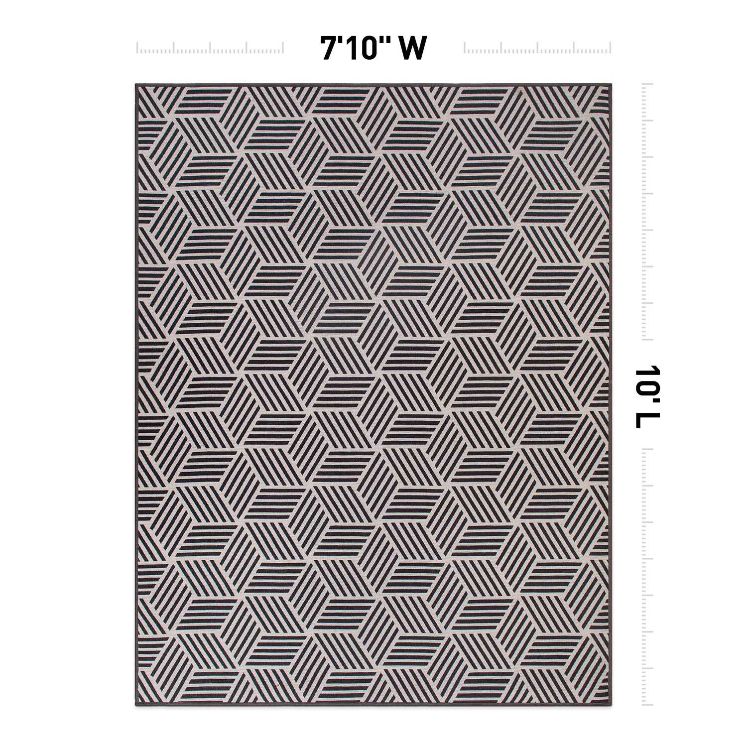 World Rug Gallery 9021BLACK8X10 rugs - View #4