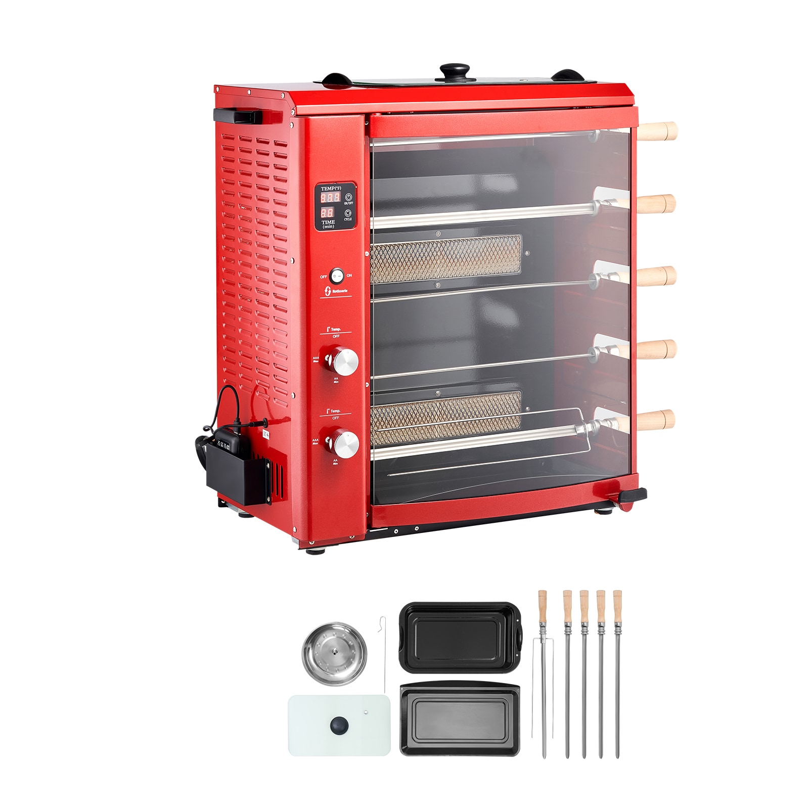 VEVOR BXKRJ5CRQBWP9IK0ZV1 Grill Machine Electric/Gas 20 -Watt Gas + Electric Electric Grill