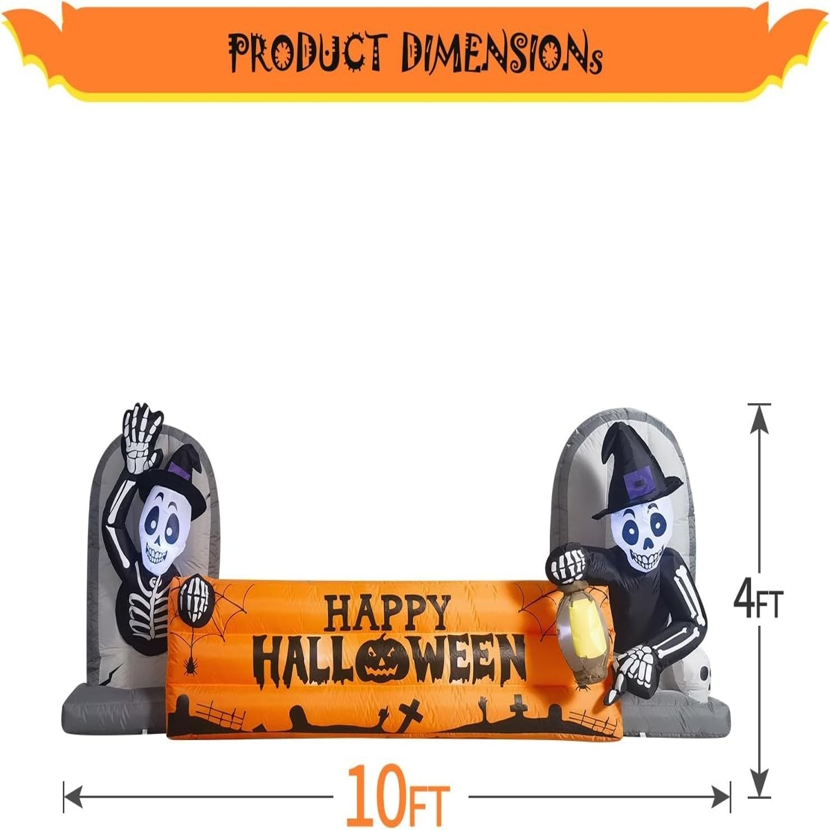 PEXCHO D0102X3VW2U Table-Halloween-Decor - View #3