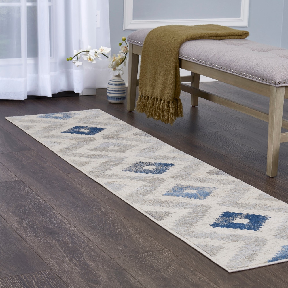 Home Dynamix 5-7066-682 Melrose Maritza 2 x 3 (ft) Loomed Polypropylene Ivory Rectangular Indoor Geometric Bohemian/Eclectic Area rug