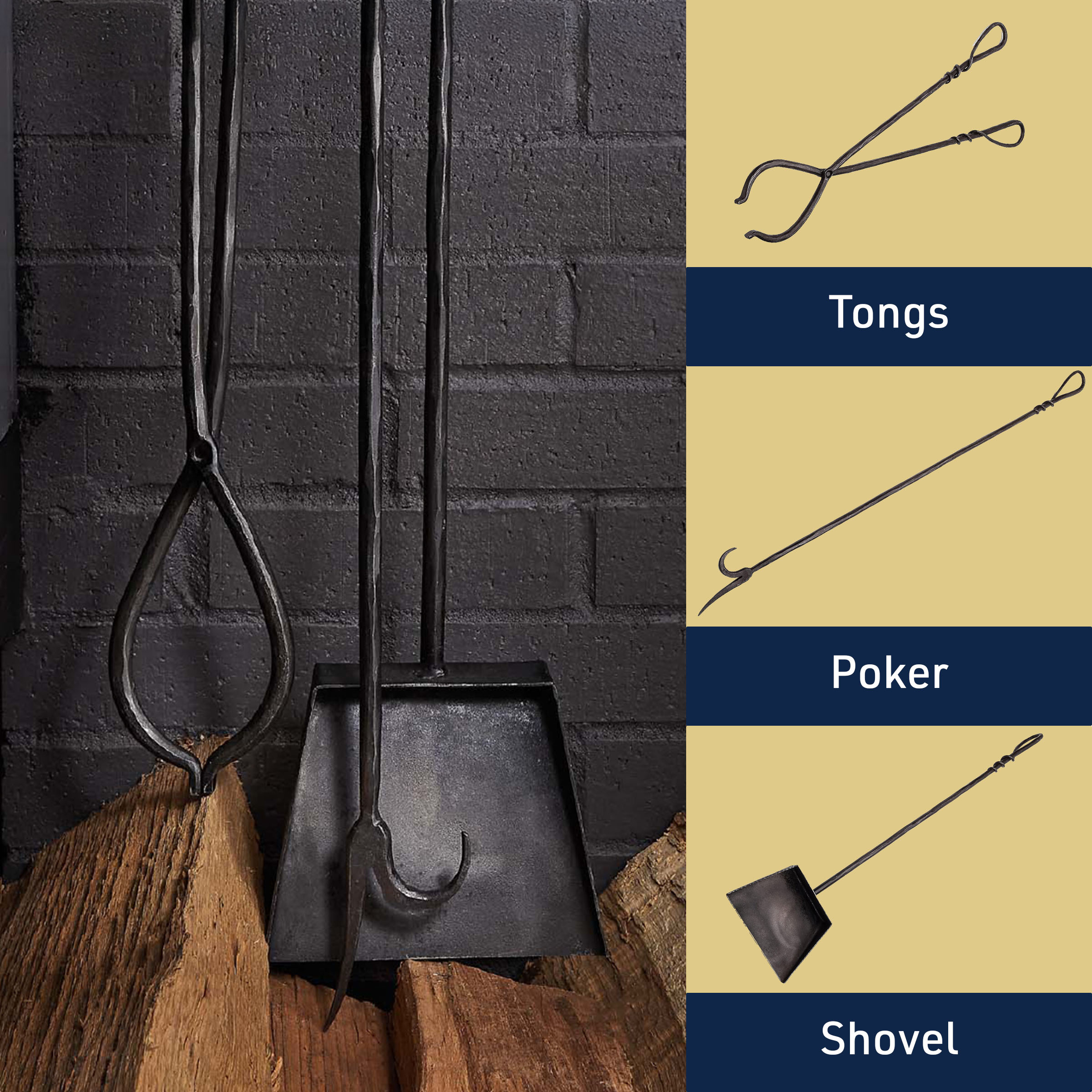 Kings County tools GW89A05-13 Fireplace-Tools - View #3