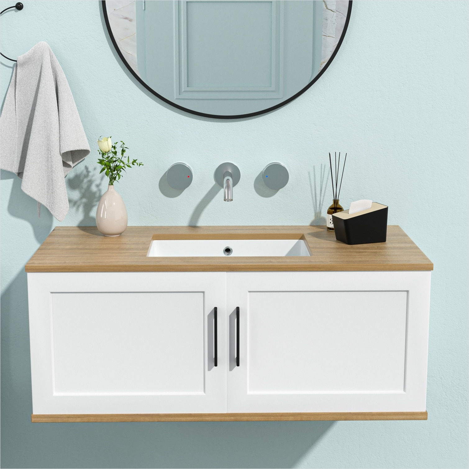 Watnature ZPOZ2H5ZBPAR Bath-Vanity-Combo - View #7