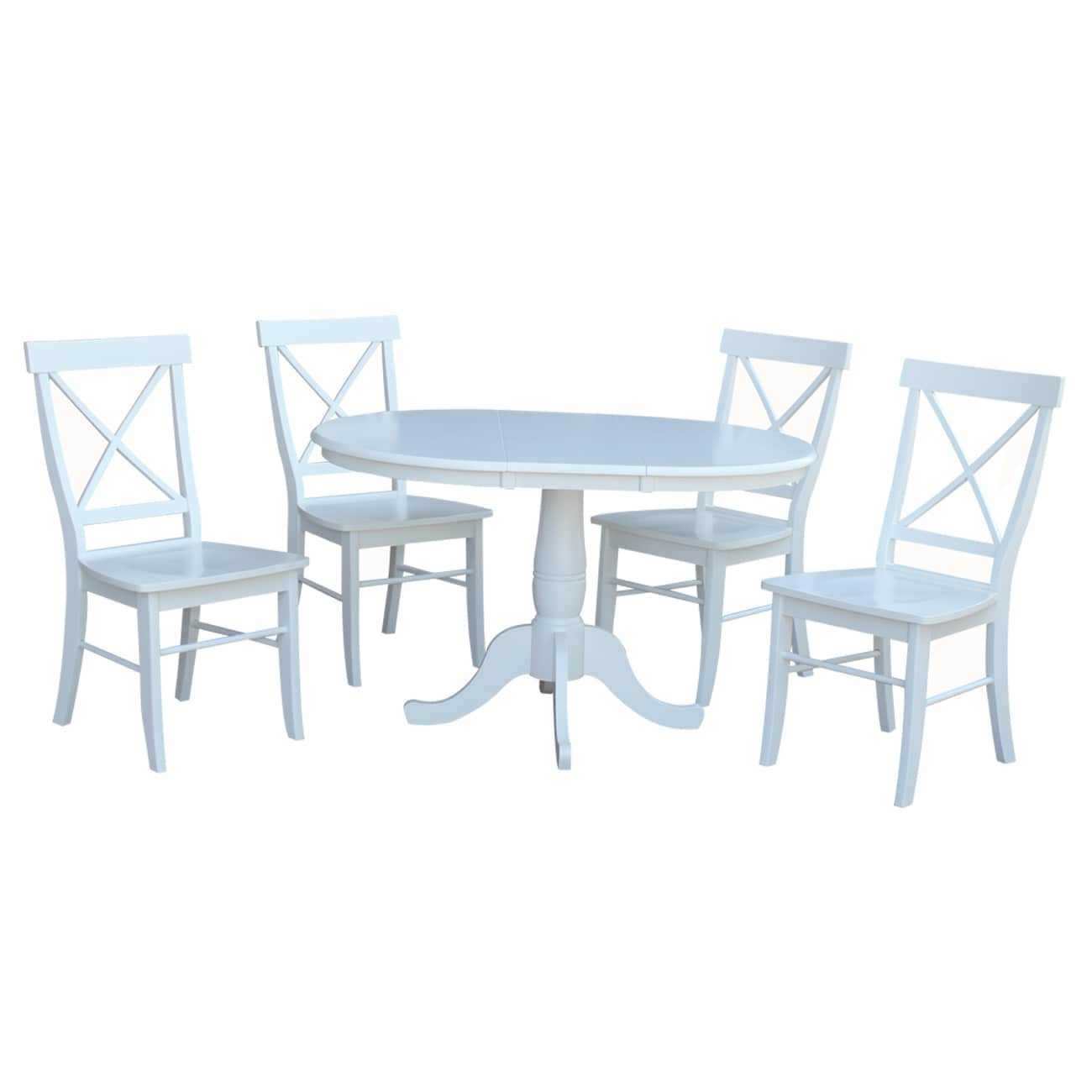 Round Shaped Table White Dining Room Sets at Lowes.com