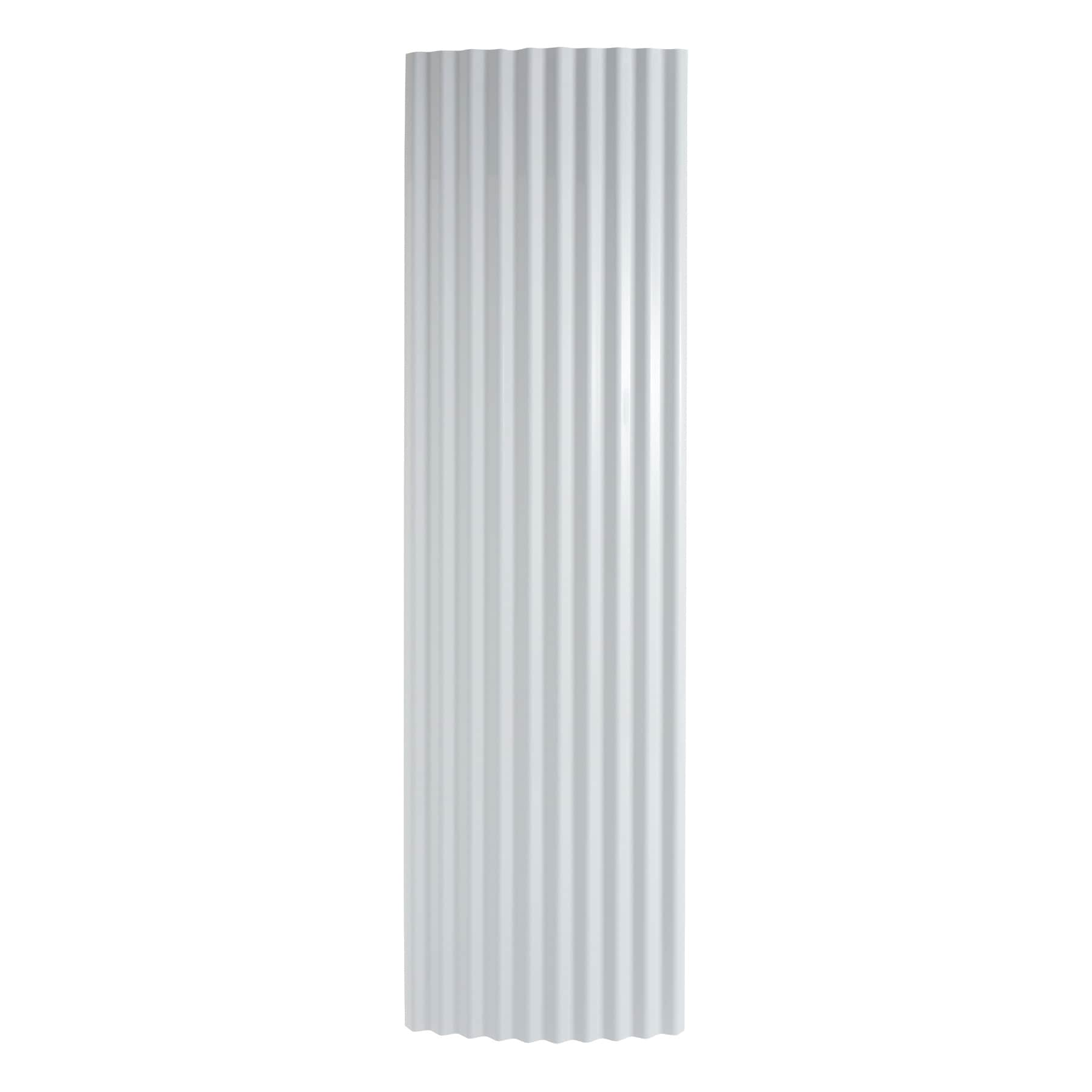 AmeriLux International PVC Lite 2.16-ft X 12-ft Corrugated White PVC ...