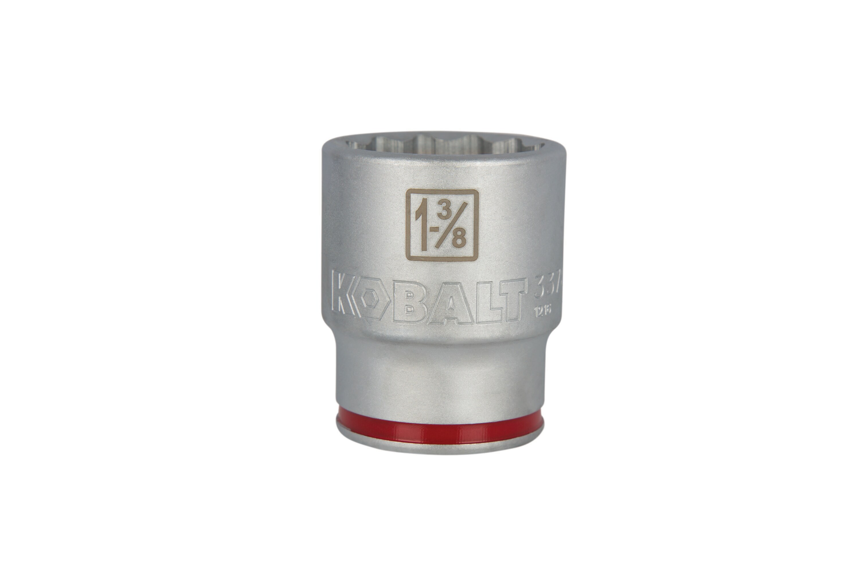 Kobalt 85258 Standard (SAE) 3/4-in Drive 12-point 1-3/8-in Shallow Socket