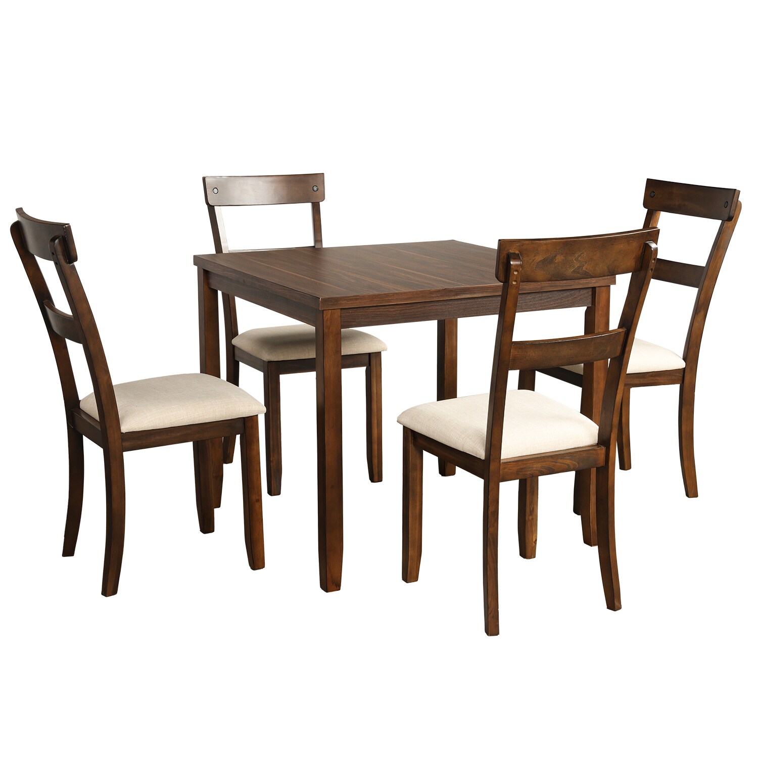 scarlett 5 piece solid wood dining set