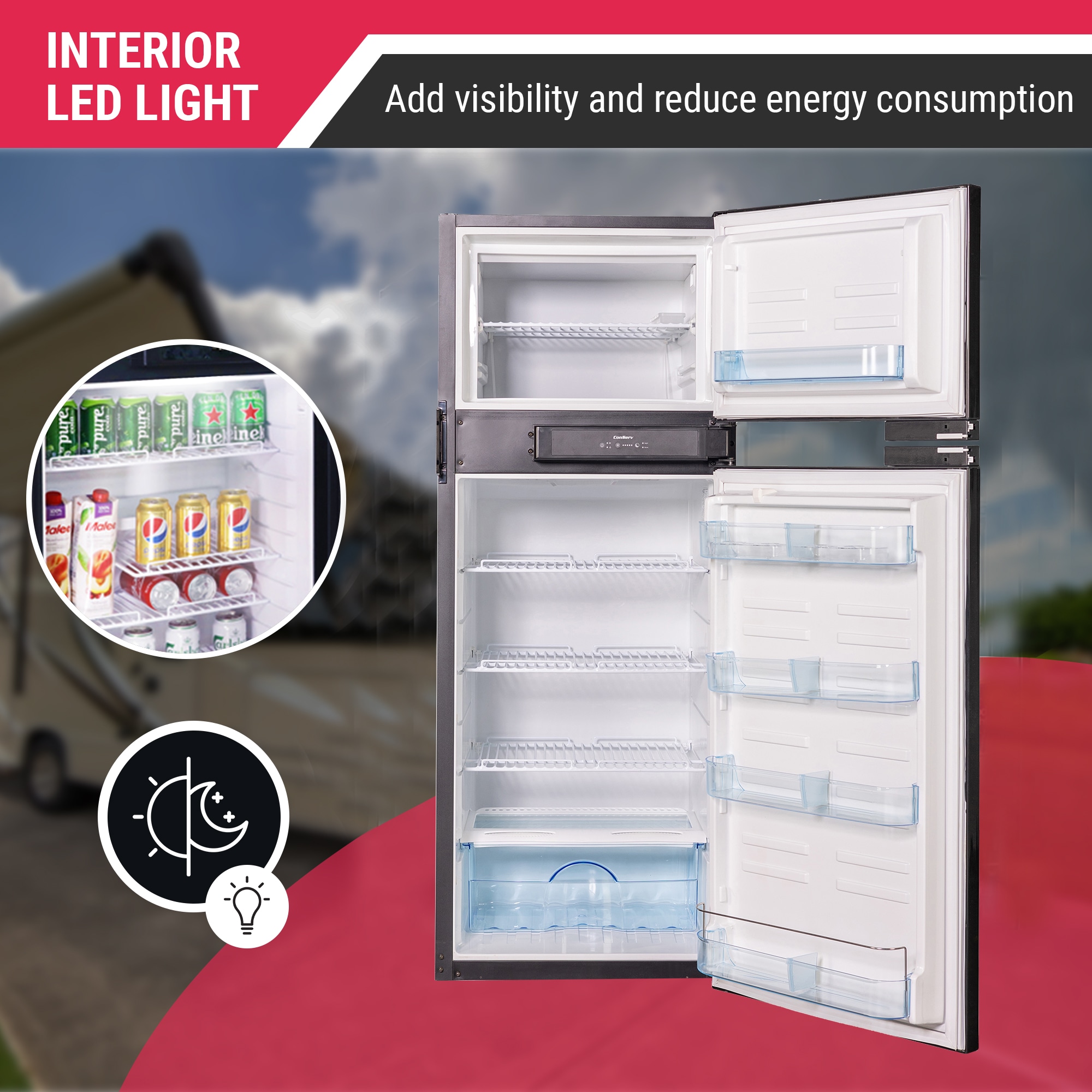 Equator Advanced Appliances RF 1012 DC S Top-Freezer-Refrigerators - View #16