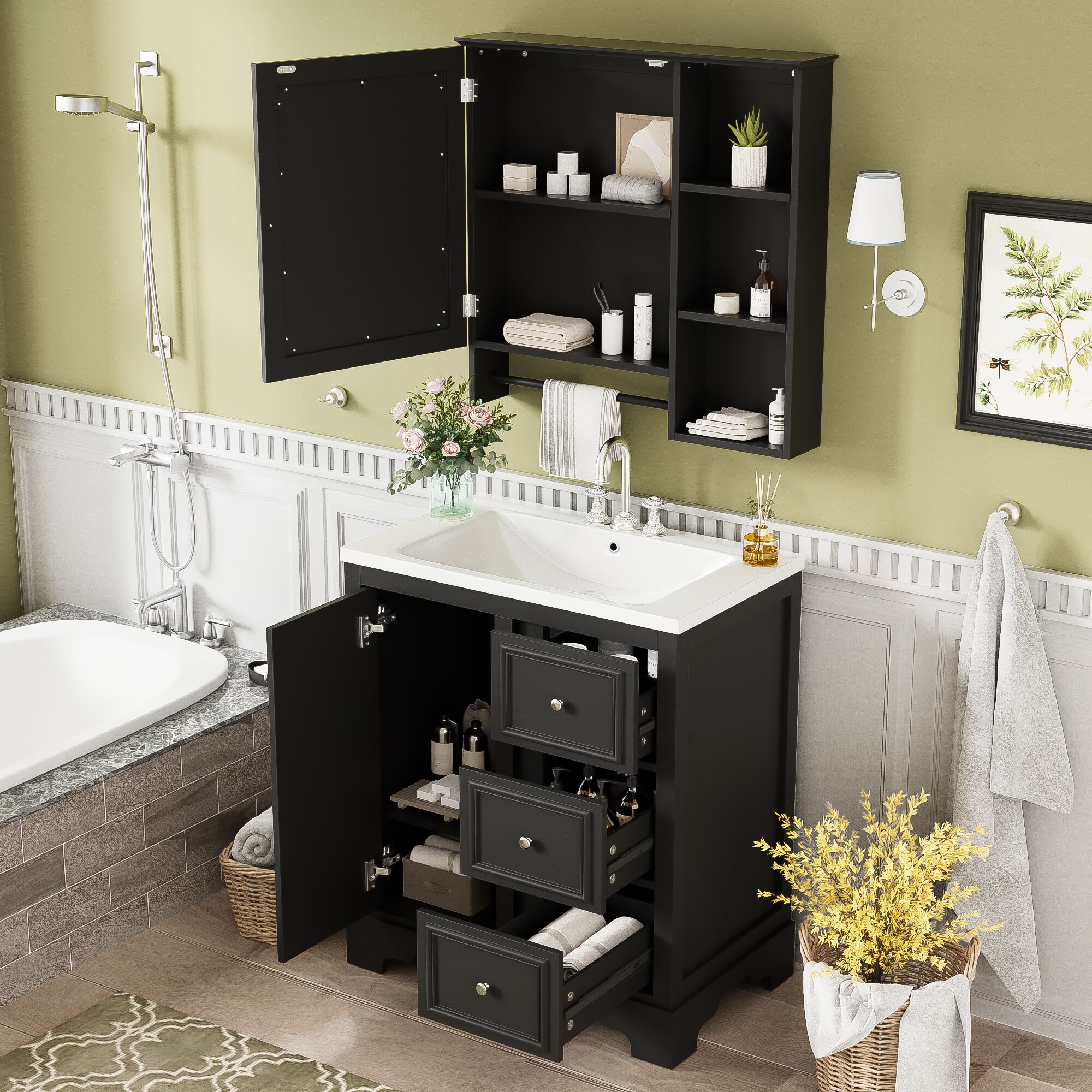 GDFStudio 345527 Bath-Vanity-Combo - View #3