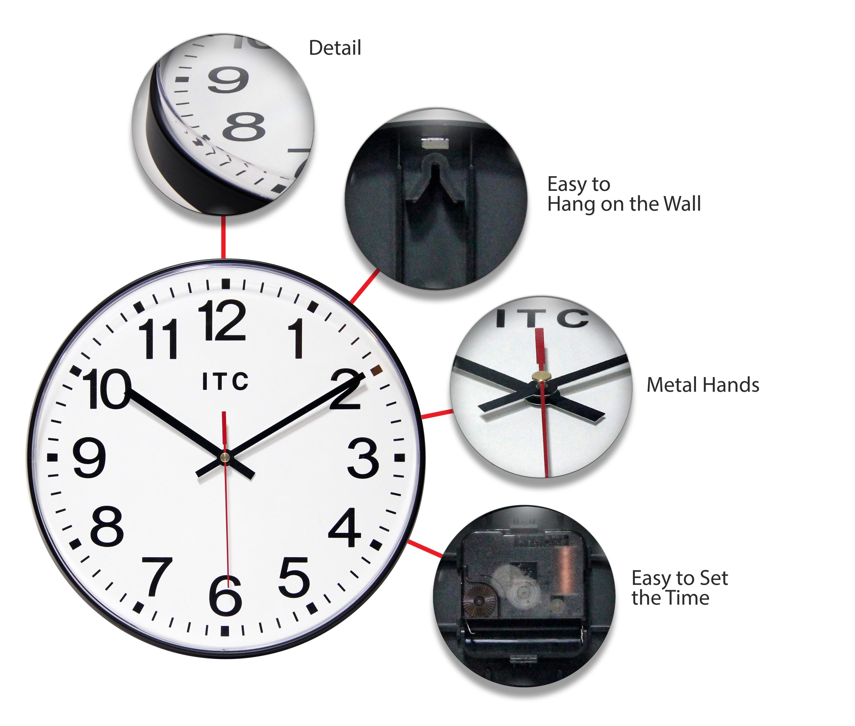 Infinity Instruments 90/1201 Indoor-Outdoor-Clocks - View #4