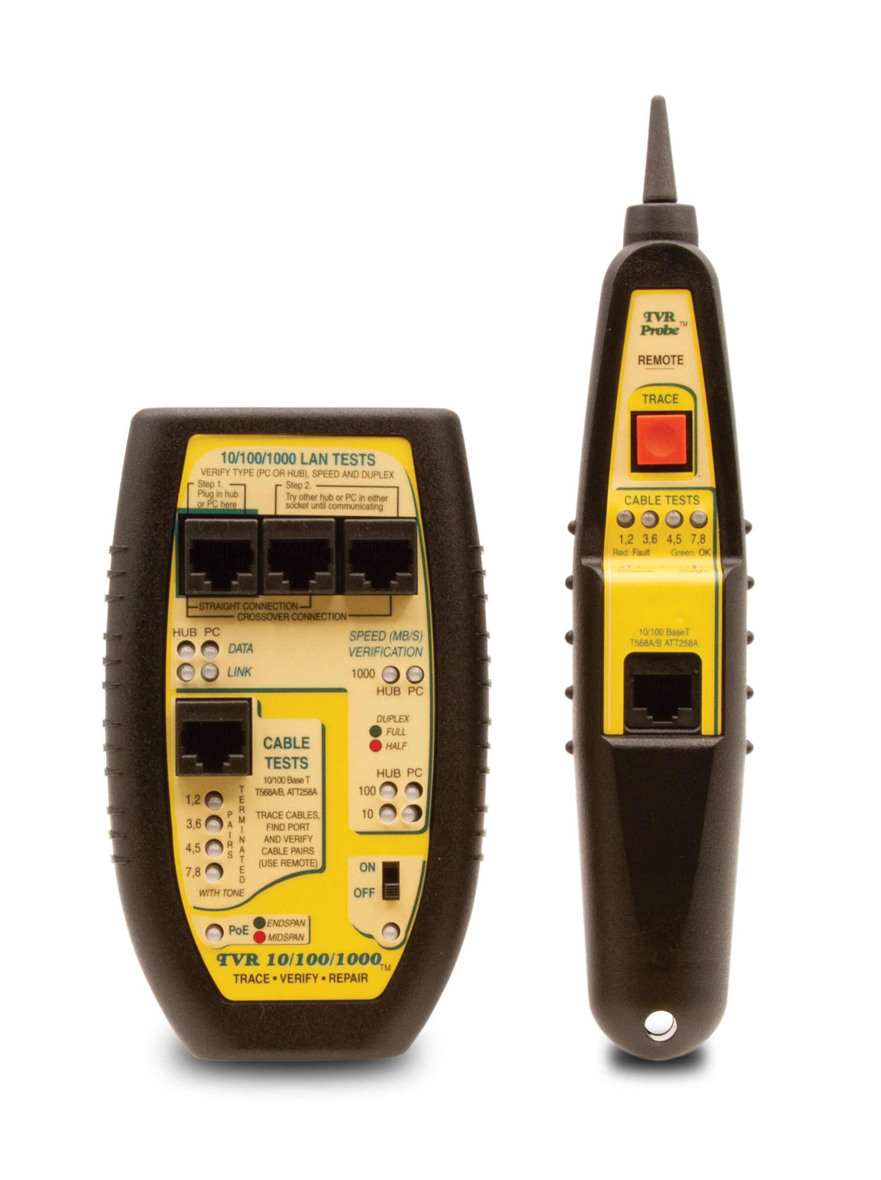 TRIPLETT TVR10/100/1000 Cable Tester Multimeter