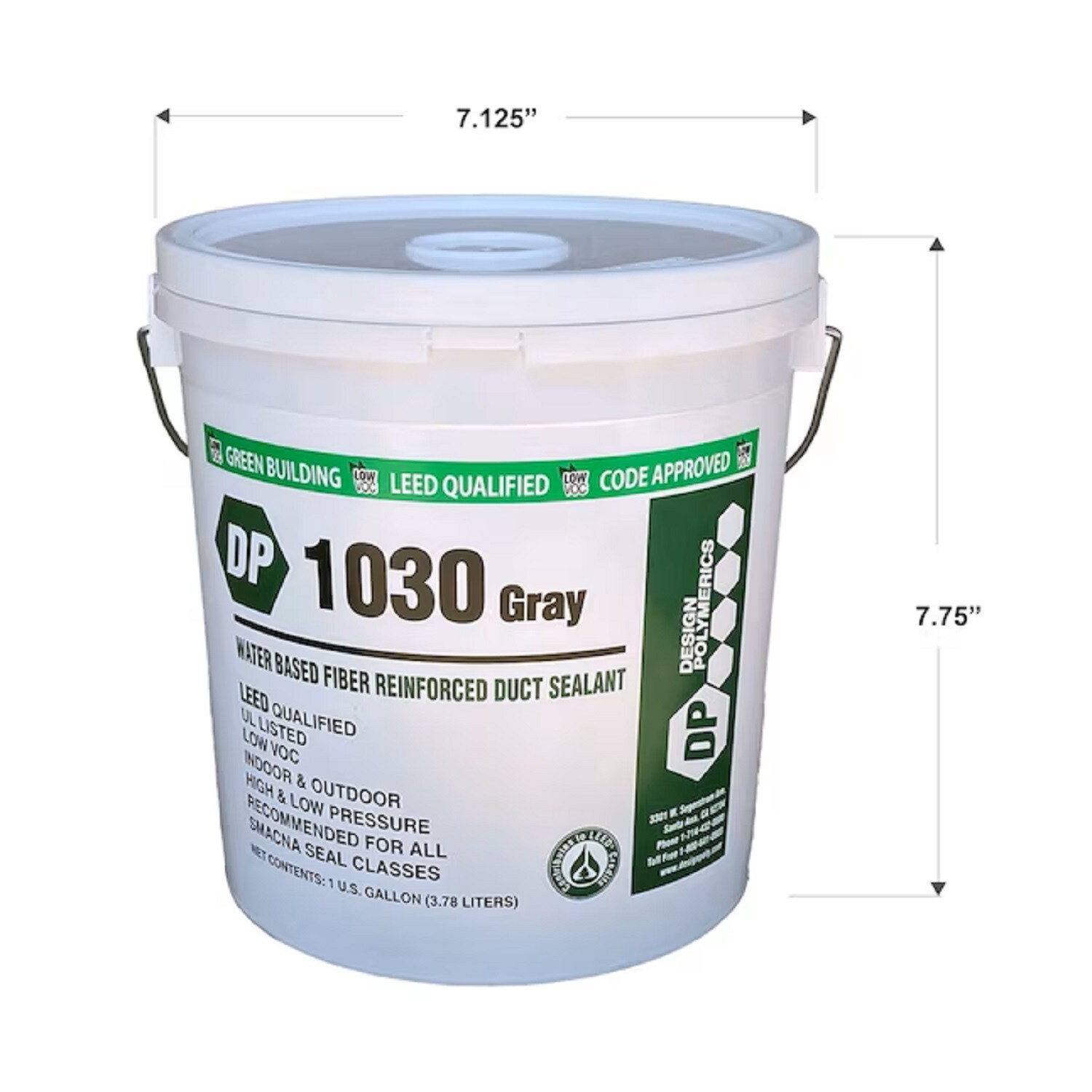 DP 1030 WATER BASED DUCT SEALANT WHITE GALLON at