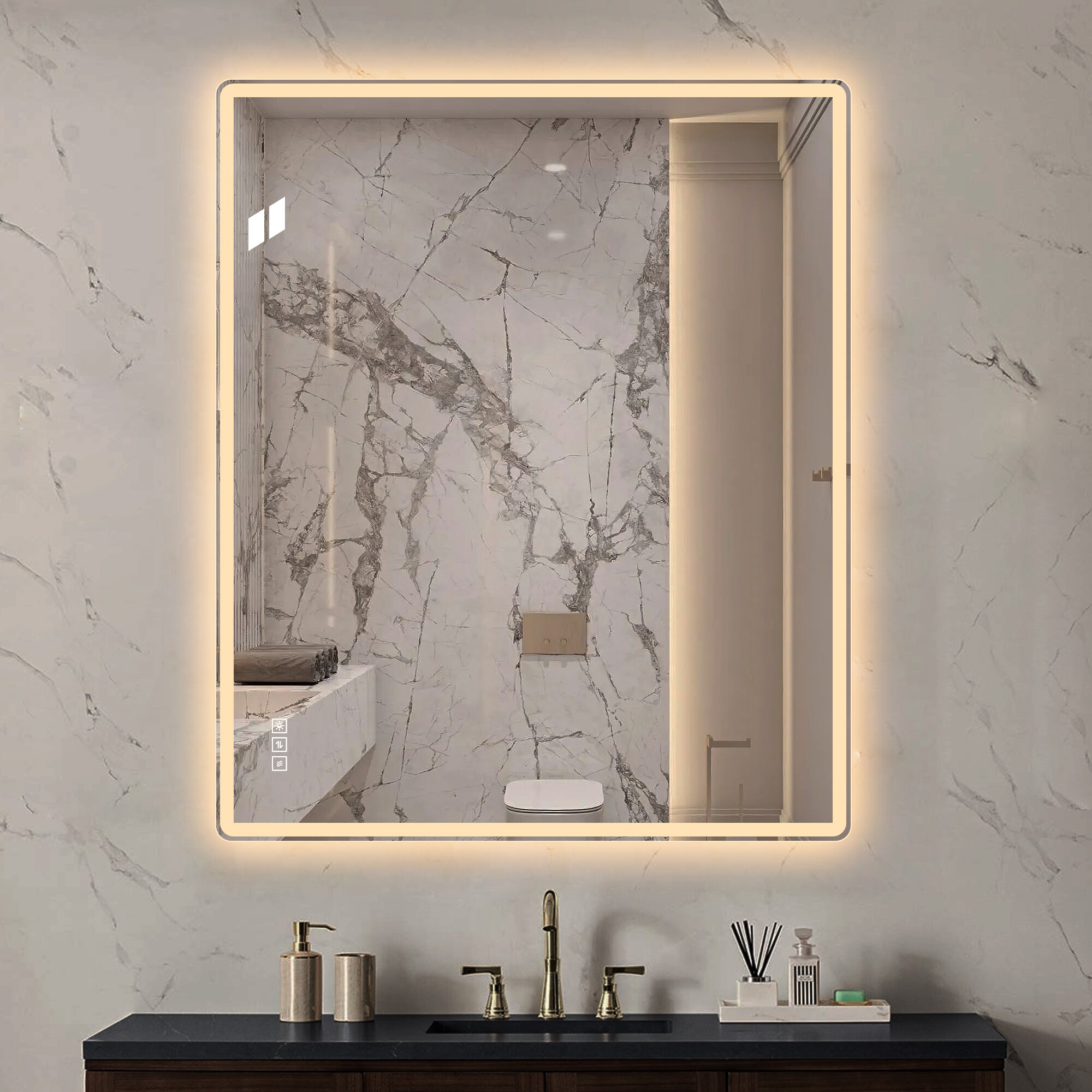 LUXEYARD DS-R-O-1381 Framed-Bath-Mirrors - View #2