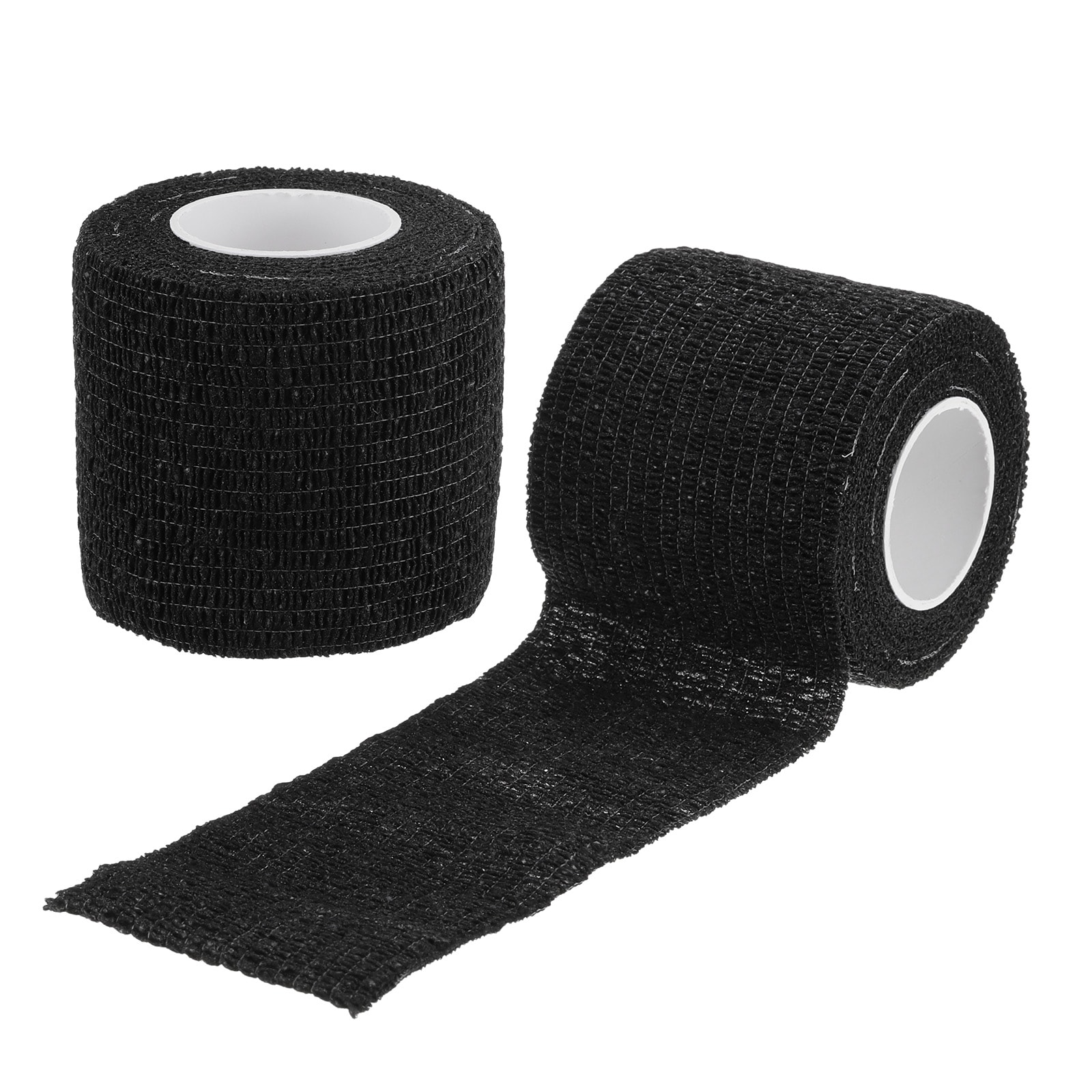 PATIKIL 2 in x14.76ft Camo Tape Wrap 2 Rolls of Self-Adhesive Camouflage Tape for Hunting Climbing Outdoor Camera Flashlight Black #S26042000UX4990