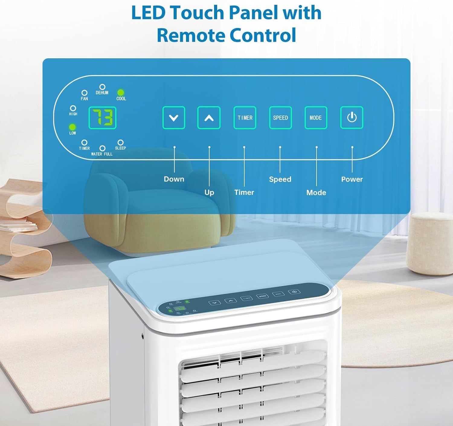 Qeetex LSAPHO10F8KGR3 Portable-Air-Conditioners - View #4