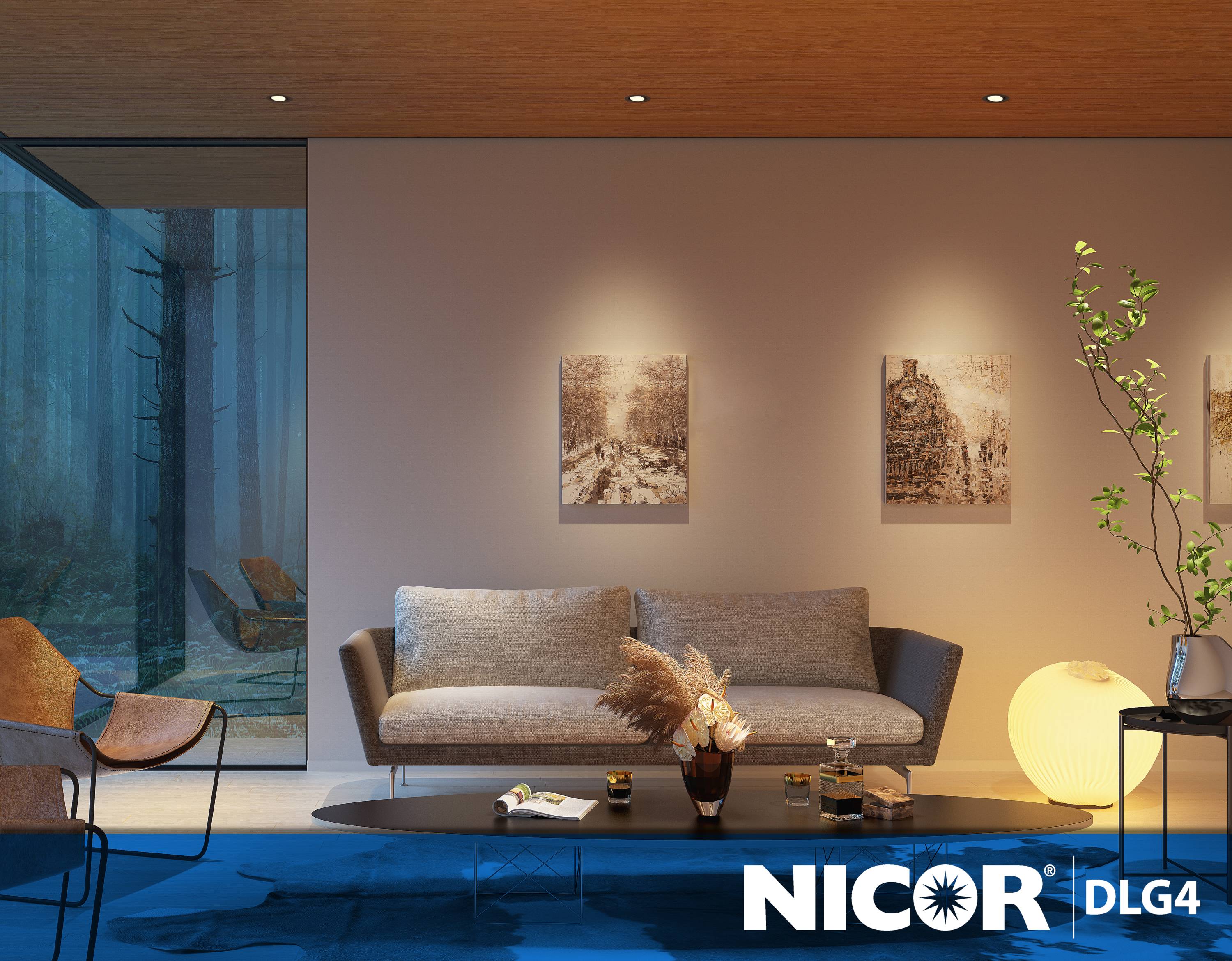 Nicor Lighting DLG4-10-120-3K-OB Led-Retrofit-Downlight - View #10