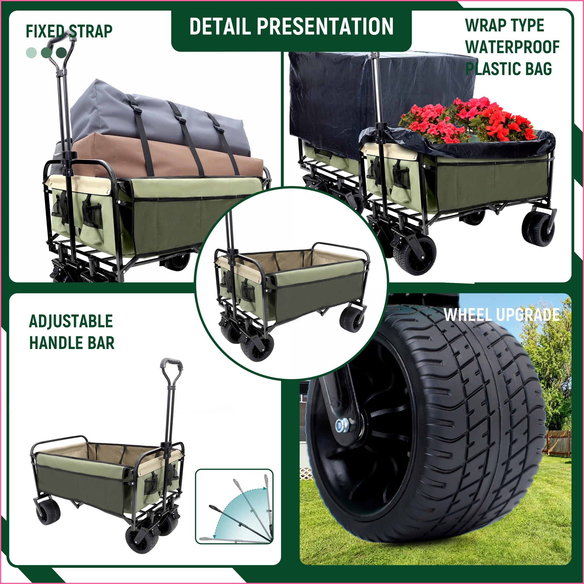 Watnature XA90MGVWJOI4 Yard-Carts - View #6