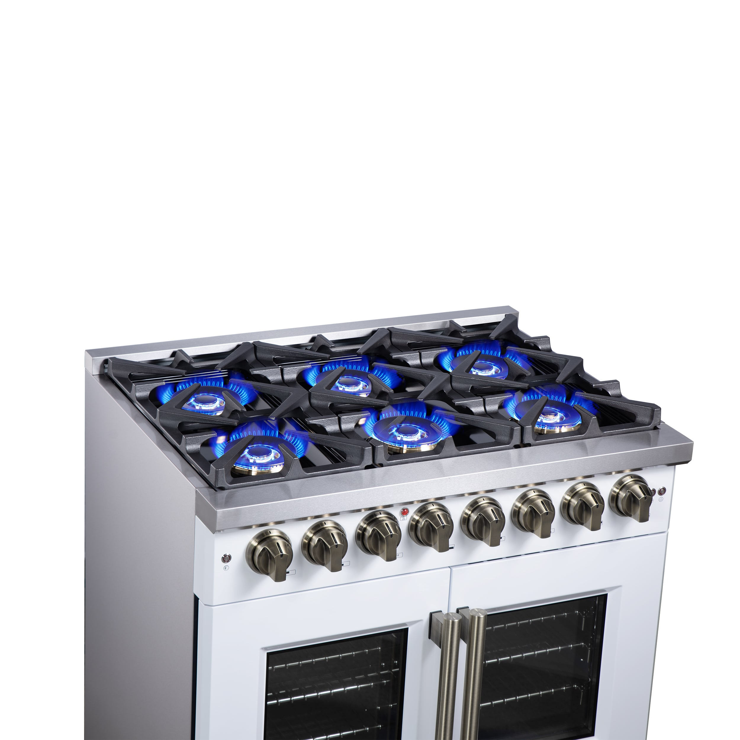 FORNO FFSGS6387-36WHT Dual-Fuel-Ranges - View #9