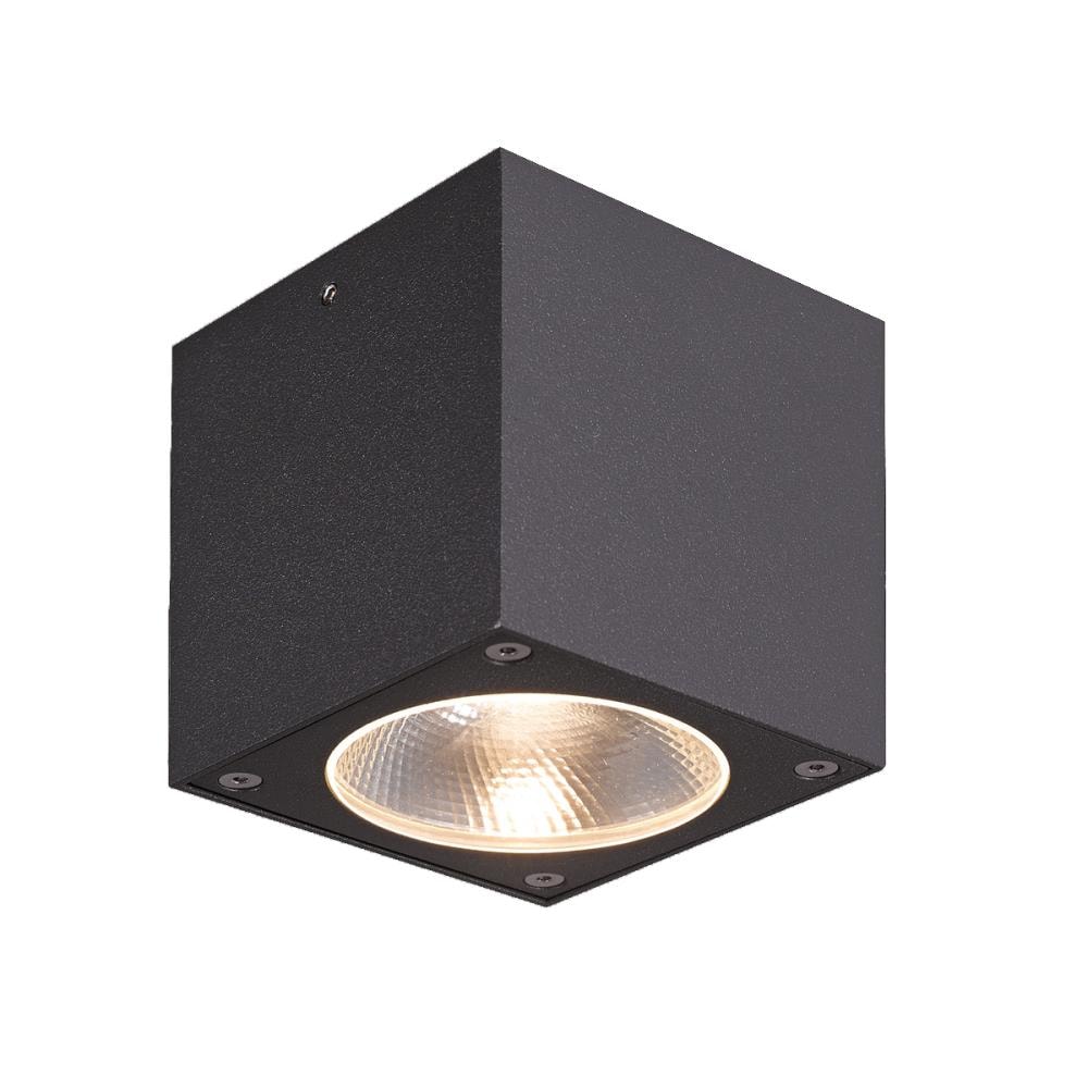 Eurofase 28286-028 Nest 1-Light 3.5-in Matte Gray LED Flush Mount Light
