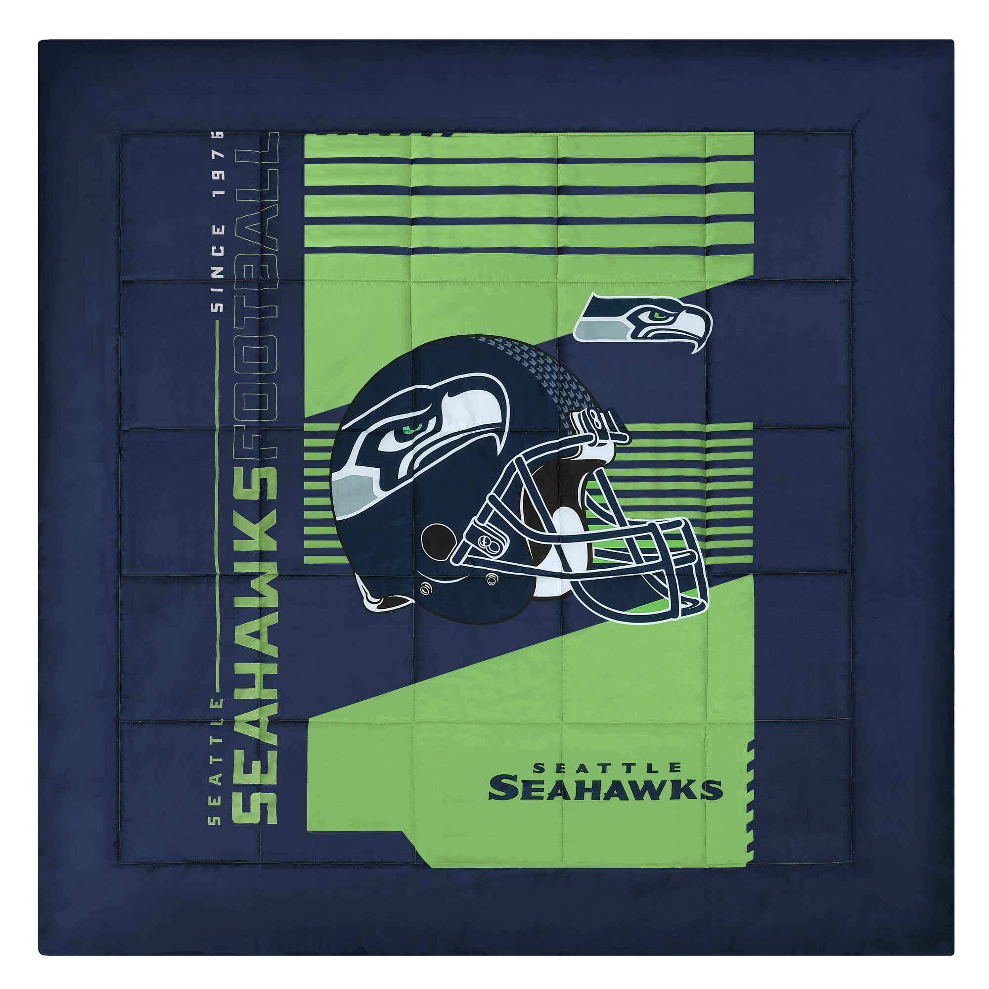 Seattle Seahawks Ready For Action Green In NFL Home Decor Poster