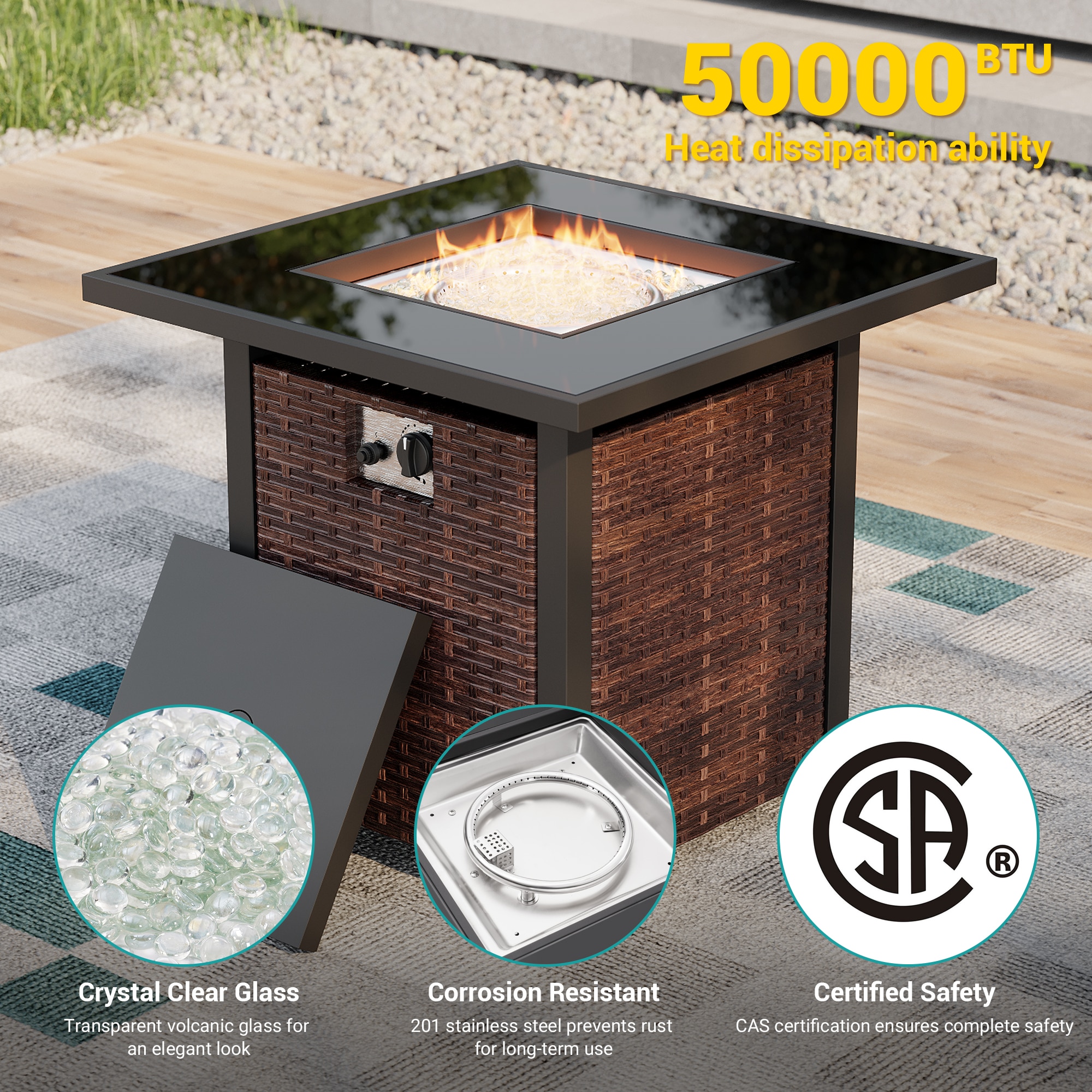 Sonkuki SD-PS-126BLY-S1T4 Patio-Conversation-Sets - View #4