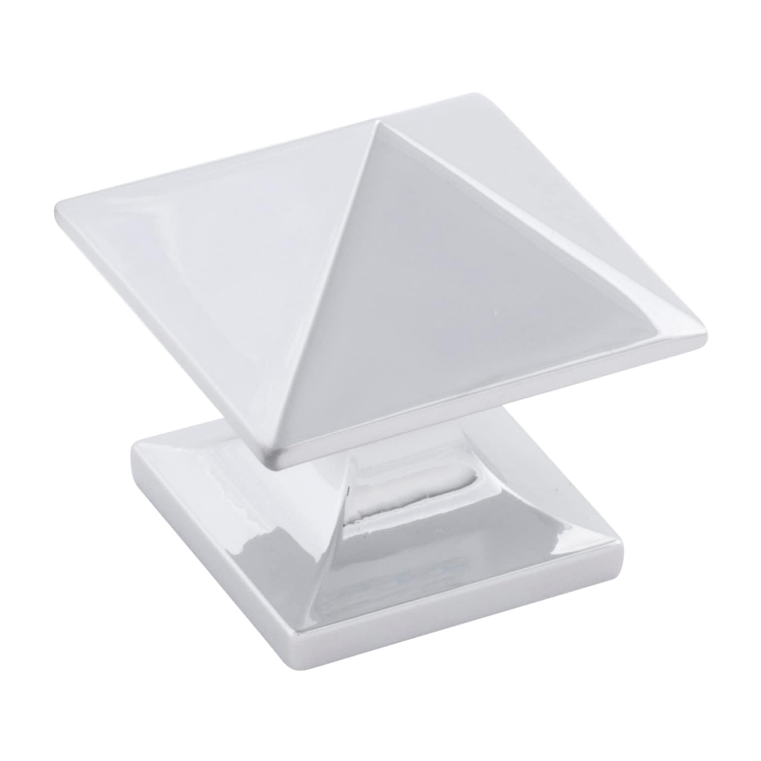 Hickory Hardware P3015-CH Studio 1-1/4-in Chrome Square Transitional Cabinet Knob