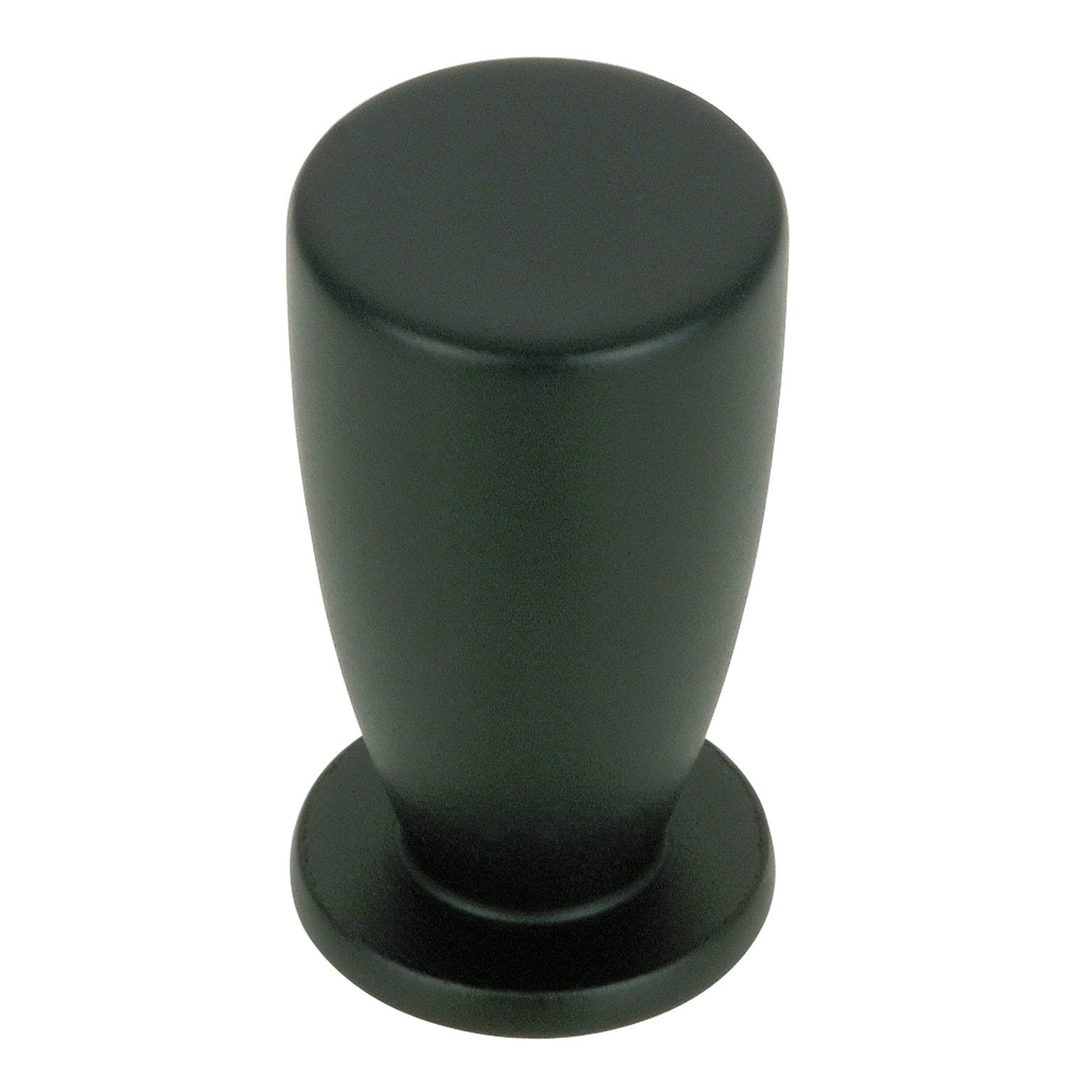 Richelieu BP20712900 Bushwich 1/2-in Matte Black Conical Contemporary Cabinet Knob