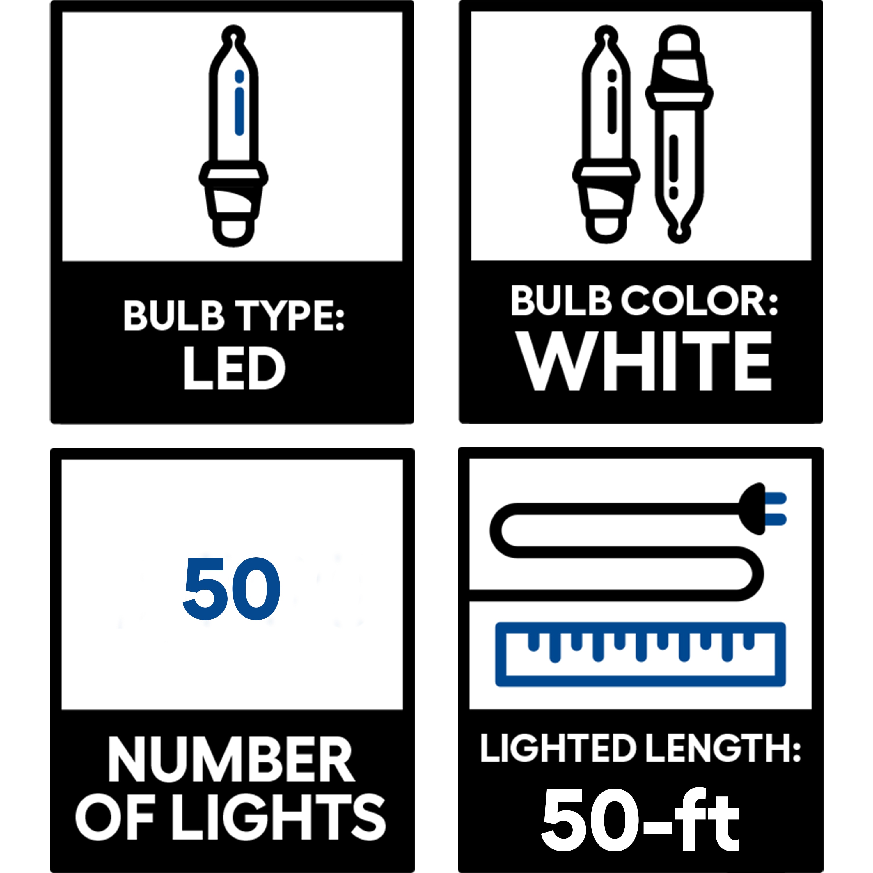 Wintergreen Lighting 80158 Christmas-String-Lights - View #2