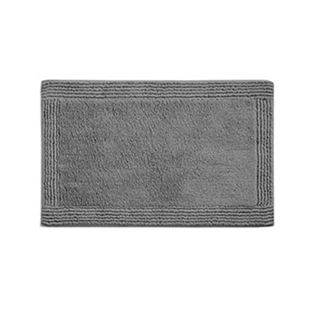 Gloweer 24-in x 17-in Natural Beige Cotton Tufted 3000 GSM Reversible Bath Rug Bath Mat Quick Dry